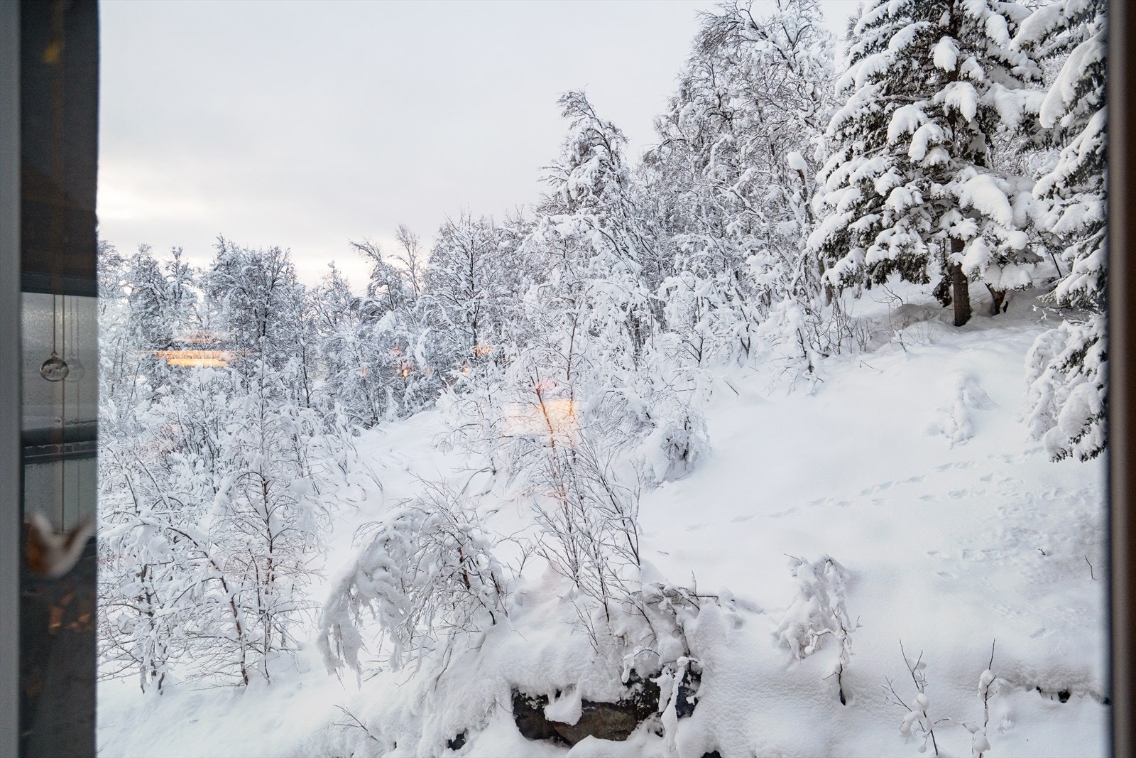 Utsikt fra kjøkkenvindu. Galleribilde