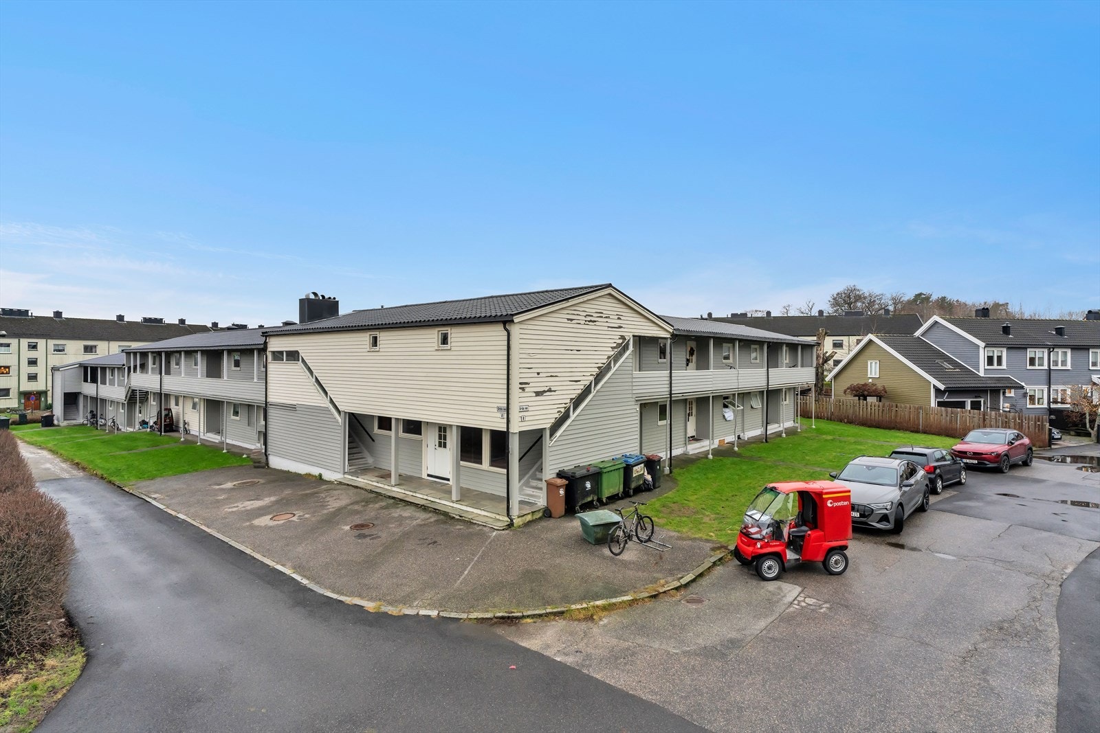 Parkeringsmuligheter utenfor boligen Galleribilde
