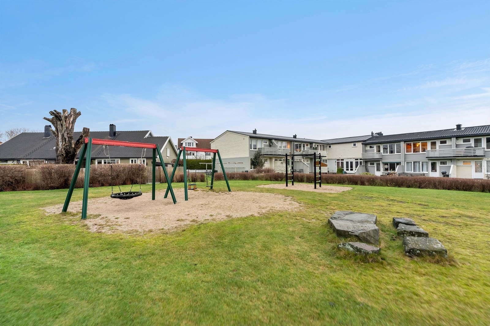 Hyggelig, etablert nabolag Galleribilde