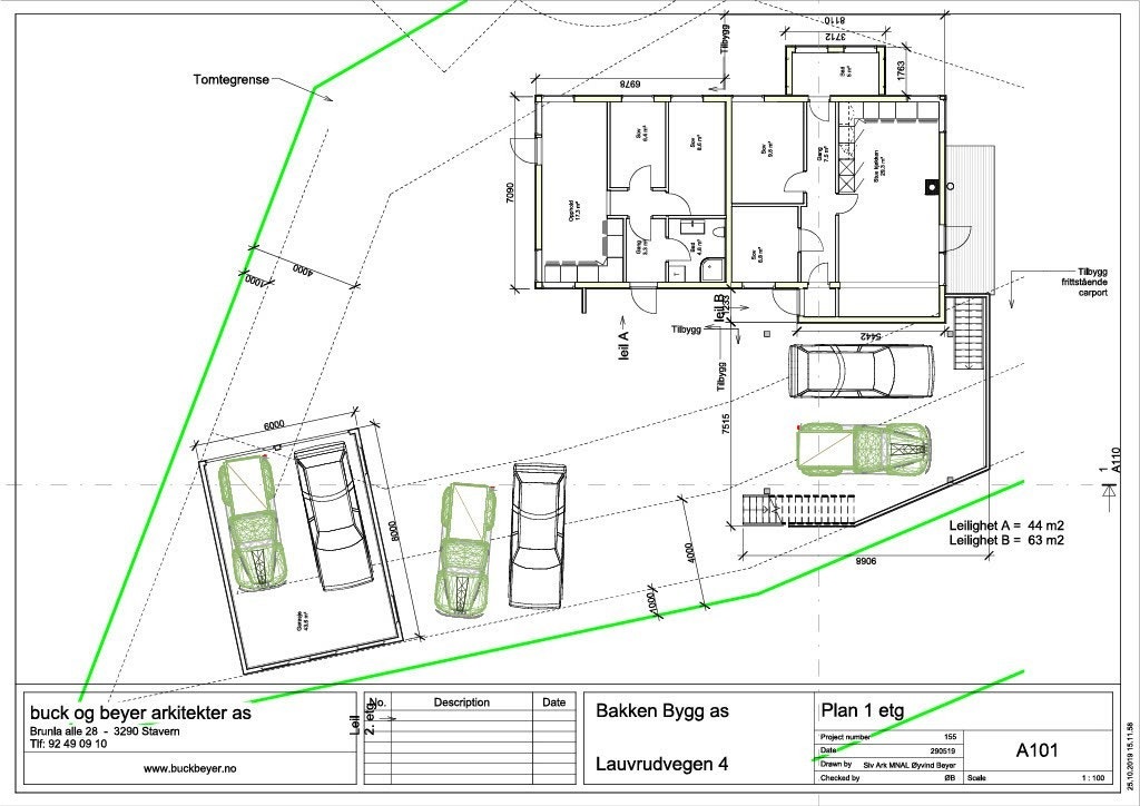 Situasjonsplan. Galleribilde