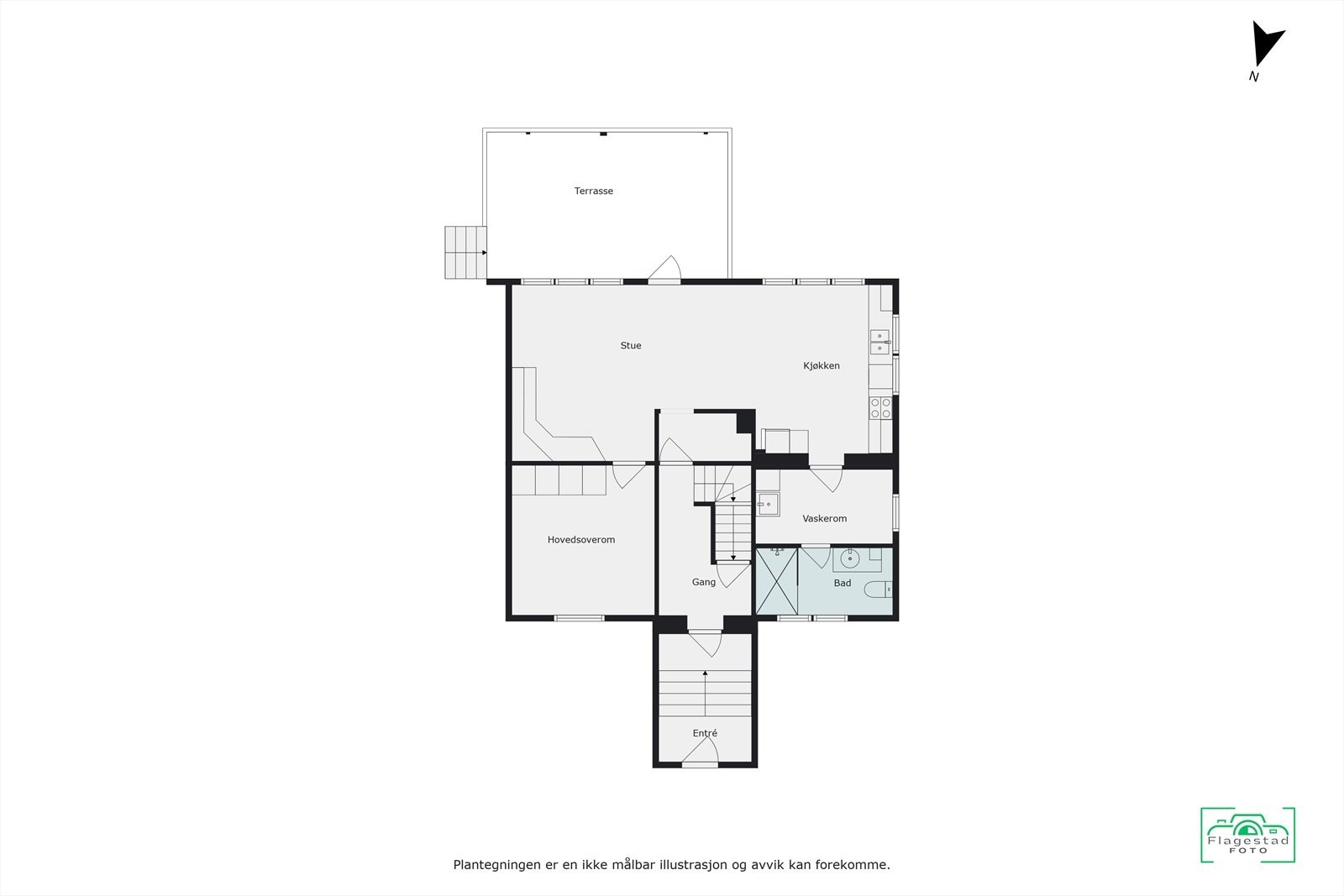 Plantegning leilighet Galleribilde