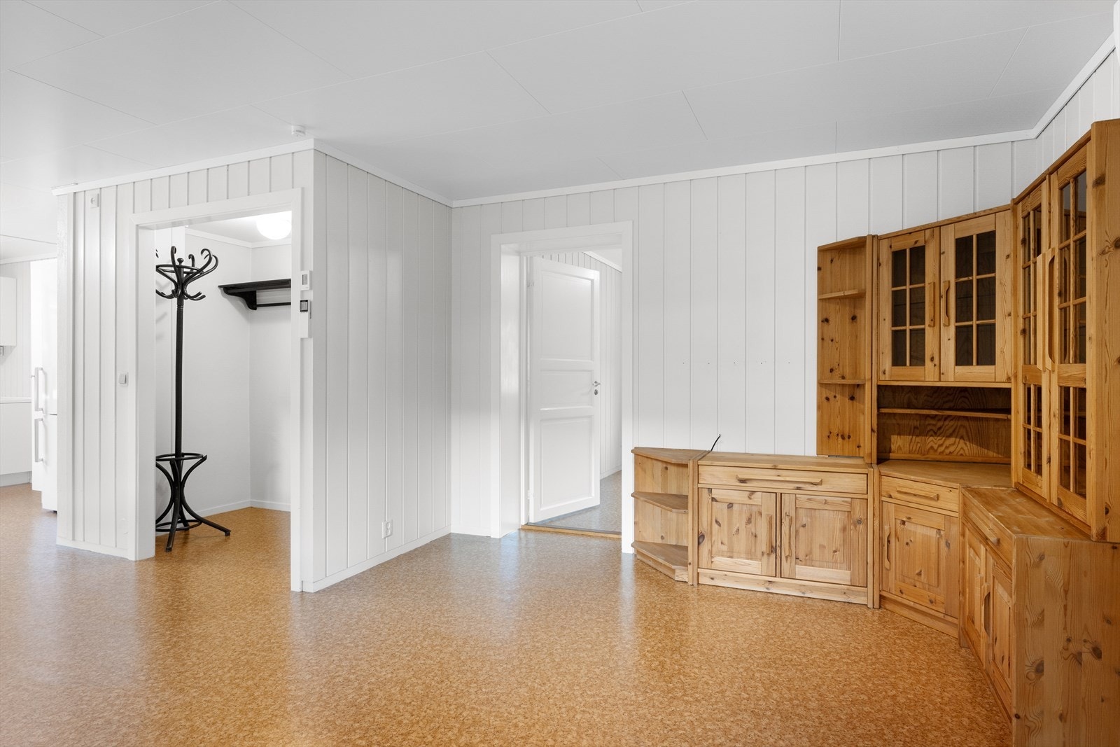 Det er adkomst til soverommet fra stua. Galleribilde