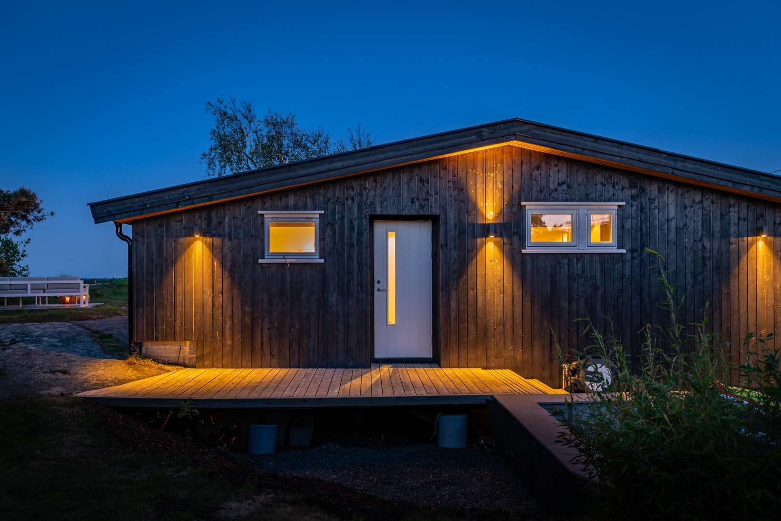 Fin belysning Galleribilde