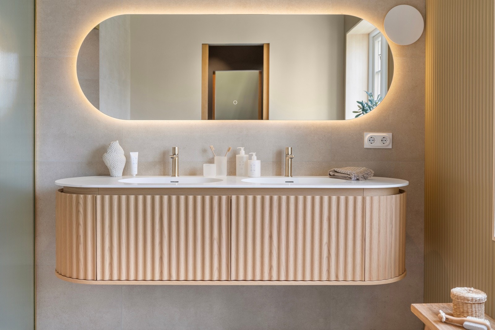 Alle badene er smakfullt utformet og innredet med tanke på velvære. Galleribilde