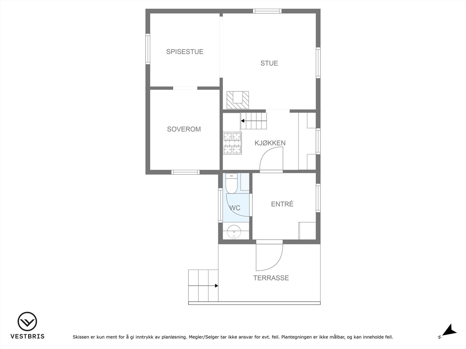Plantegning hovedplan Galleribilde
