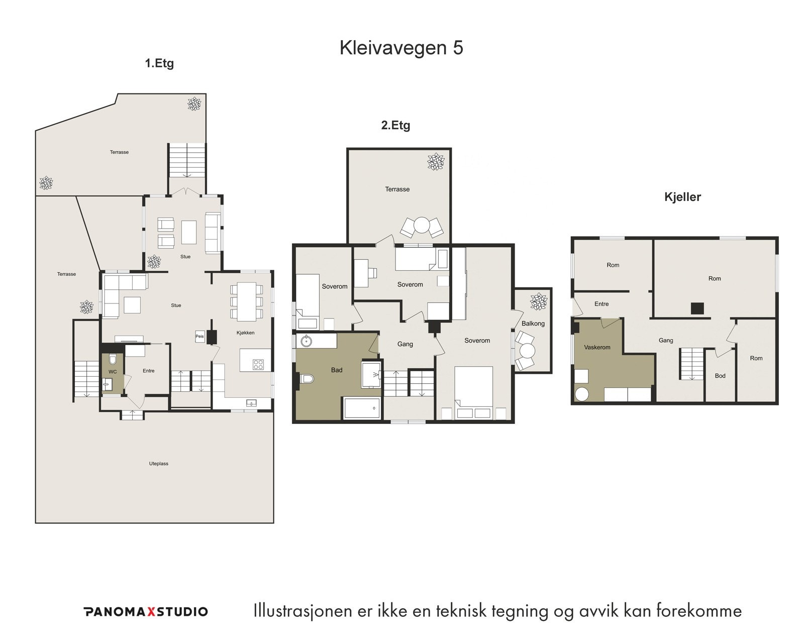 Plantegning. Galleribilde