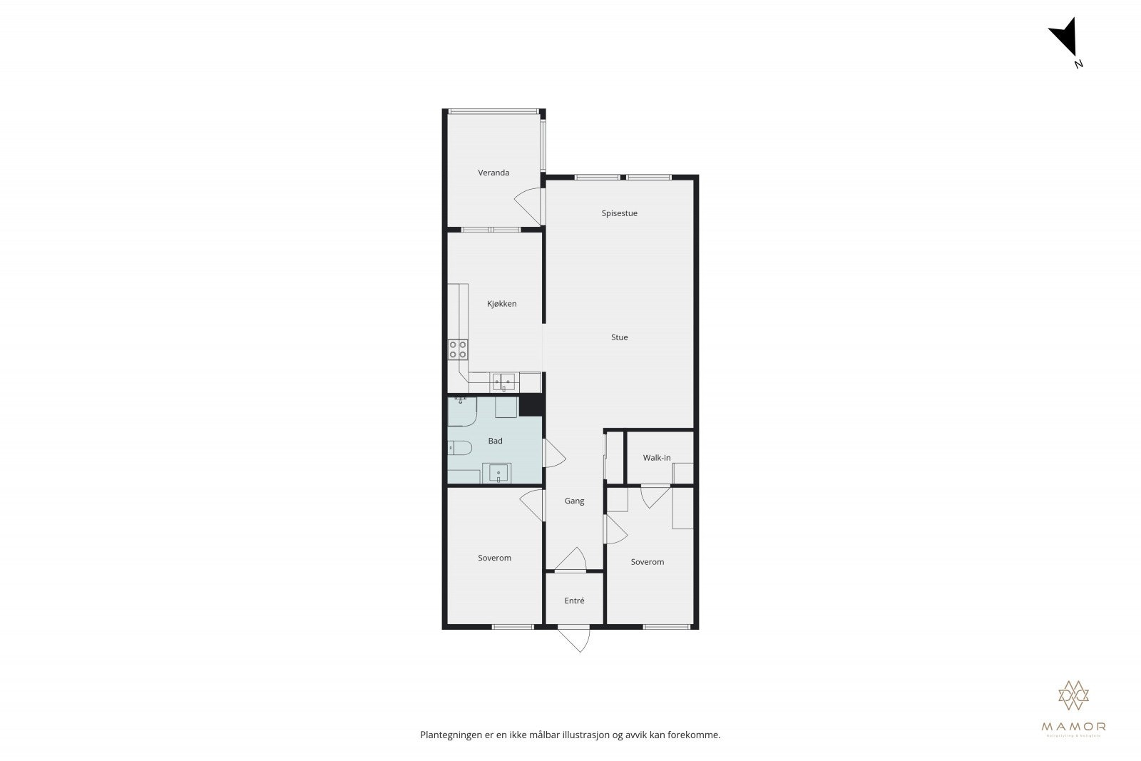 Plantegning. Galleribilde