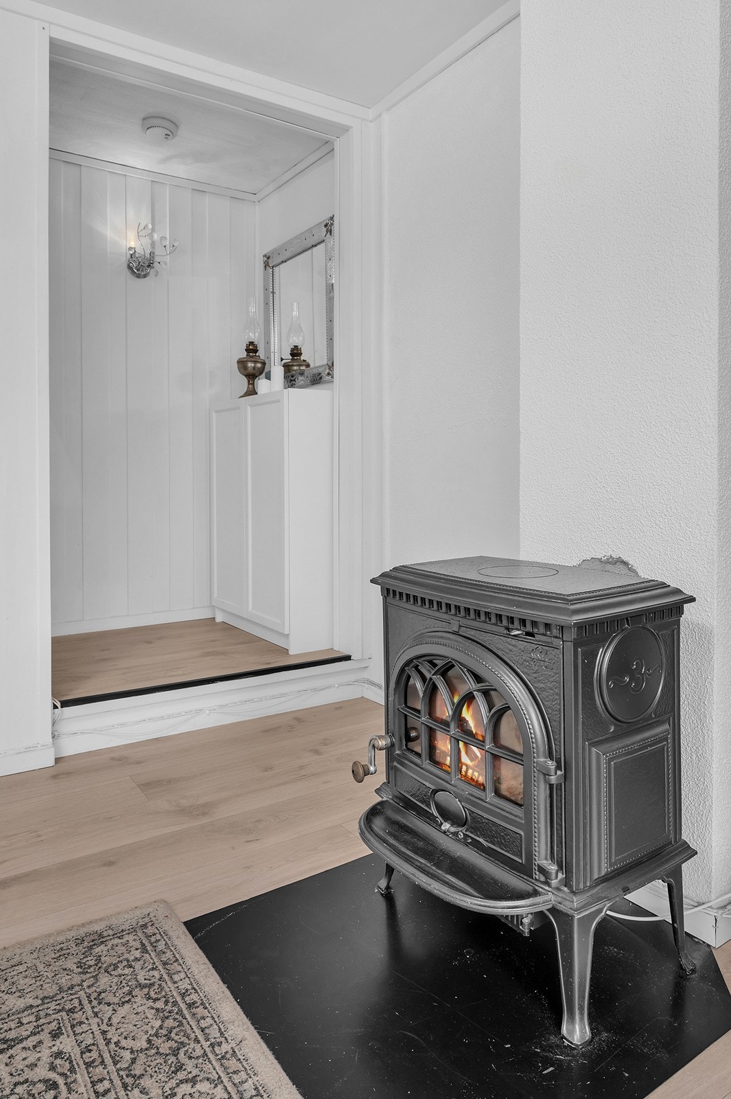 Peisovn som varmer godt på kalde dager Galleribilde