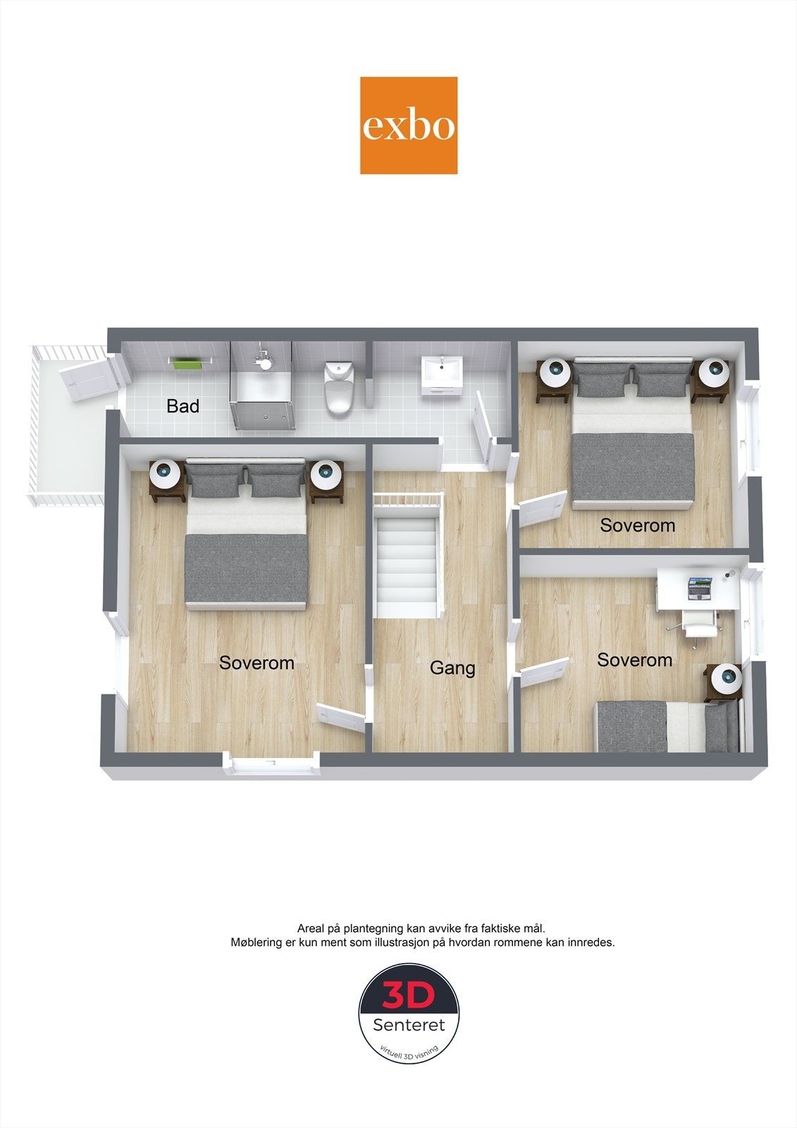 Plantegning 2.etasje Galleribilde
