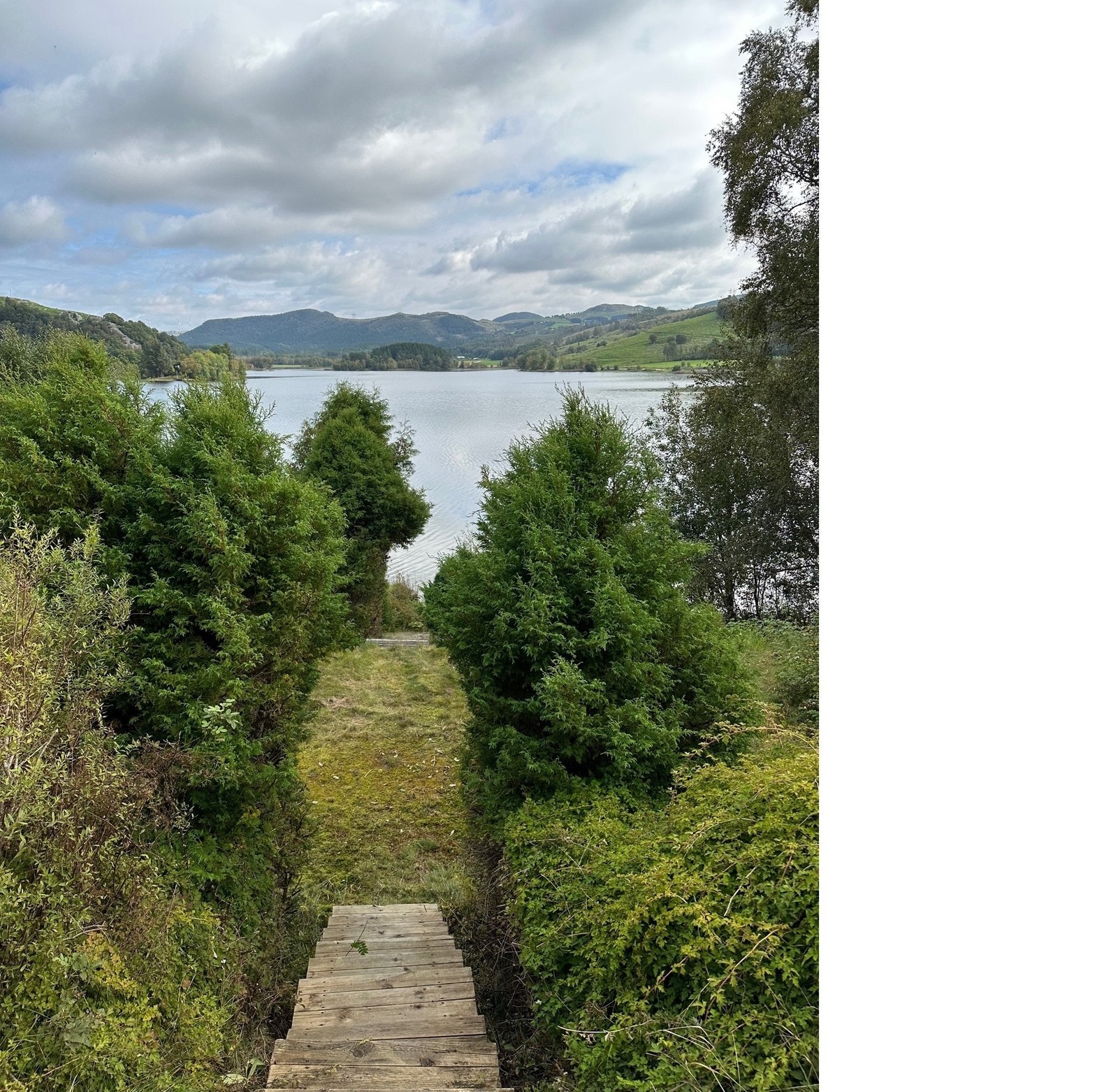 Utsikt fra terasse Galleribilde