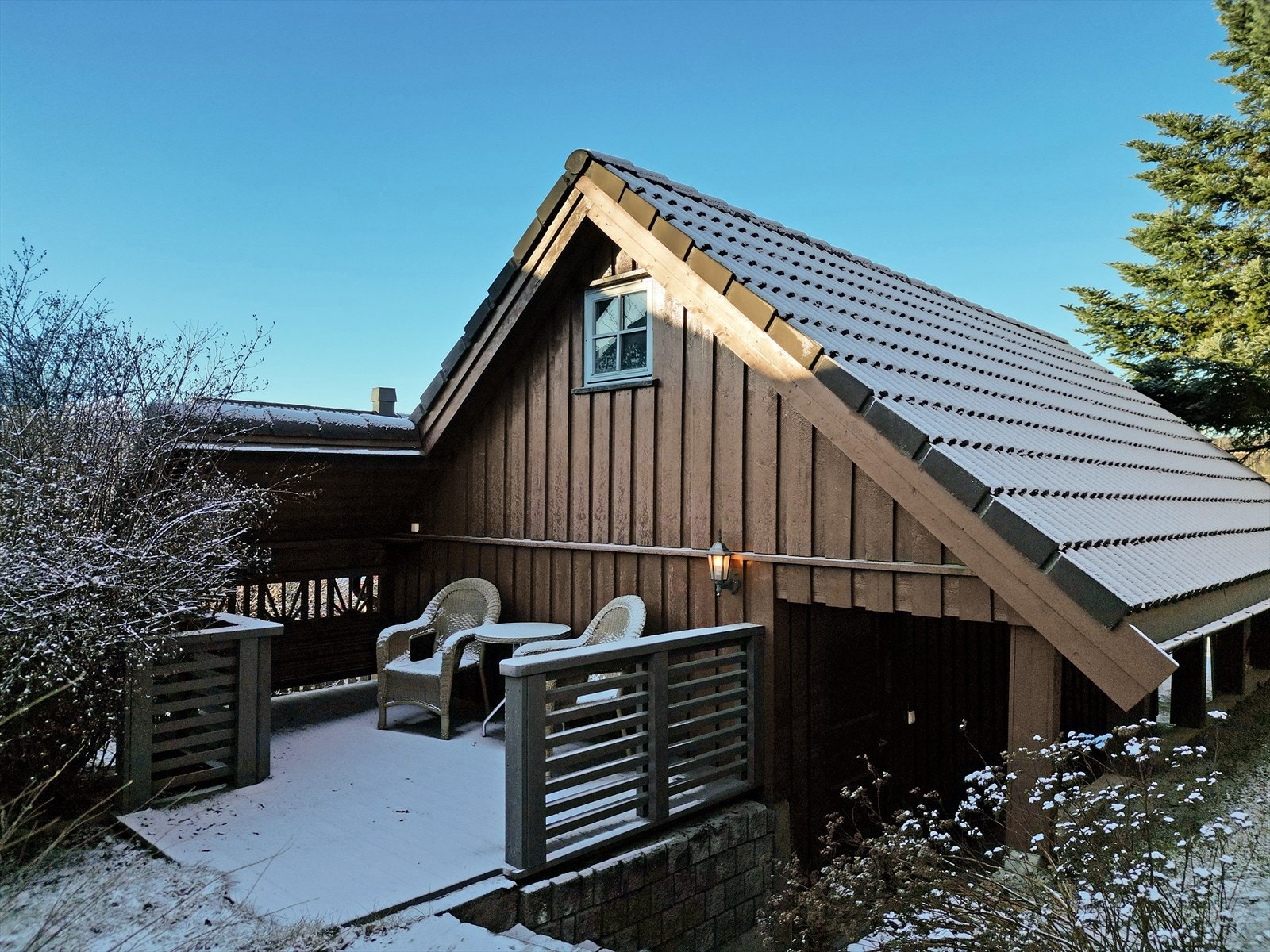 Hyggelig uteplass. Galleribilde