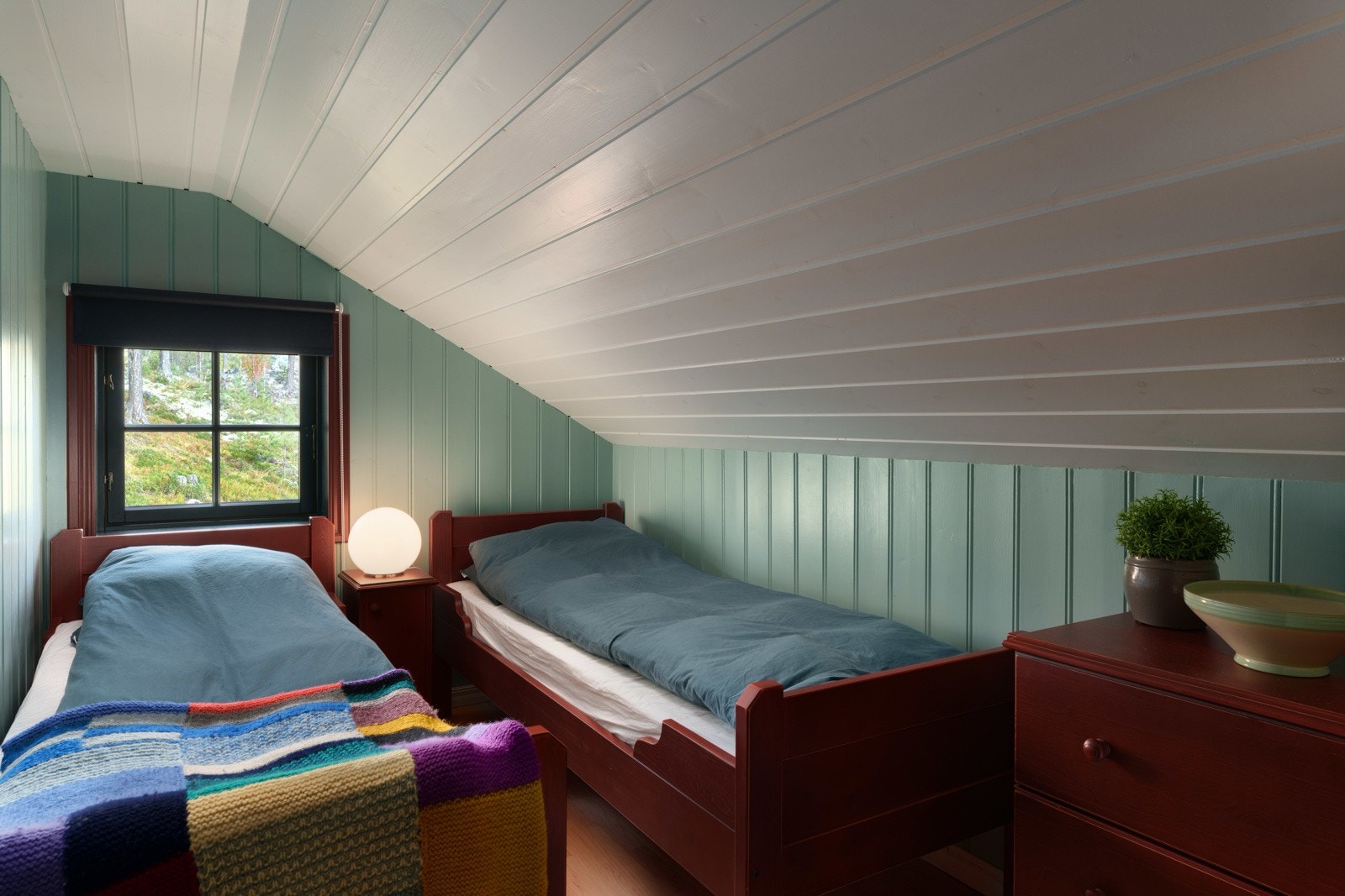 Hemsrom 2 innredet med soveplasser - Rommene i hems er ikke godkjent for varig opphold pga. takhøyde på under 190 cm. Galleribilde