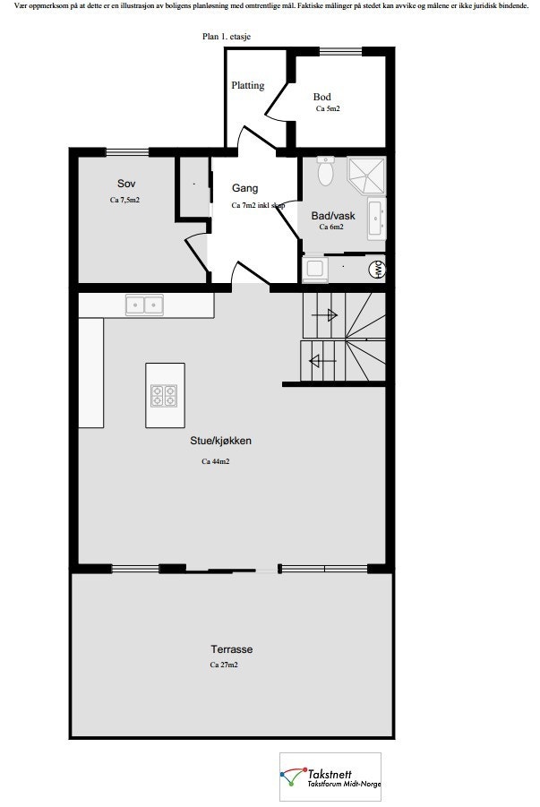 planskisse_1._etasje Galleribilde