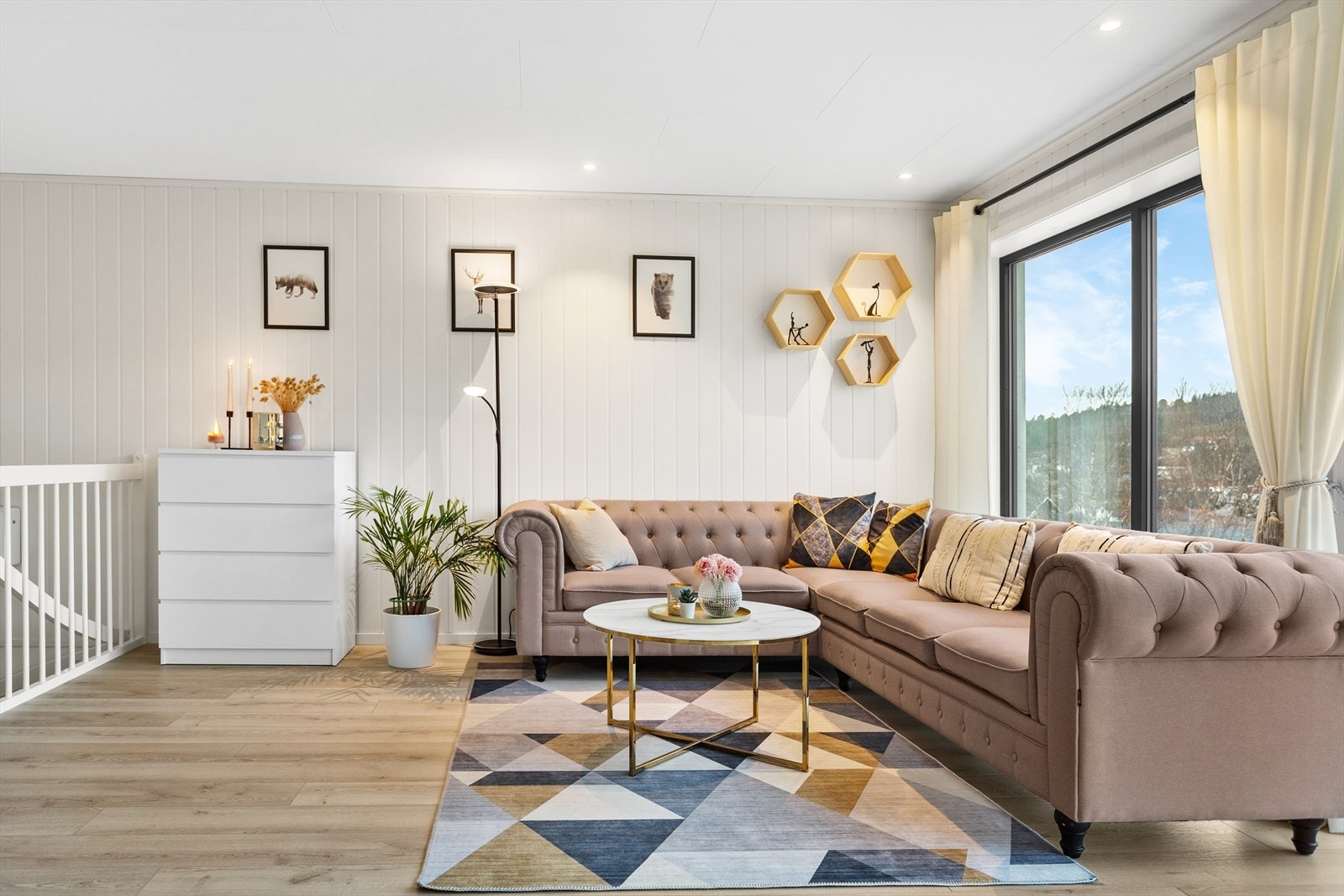 Et flott og hyggelig rom Galleribilde