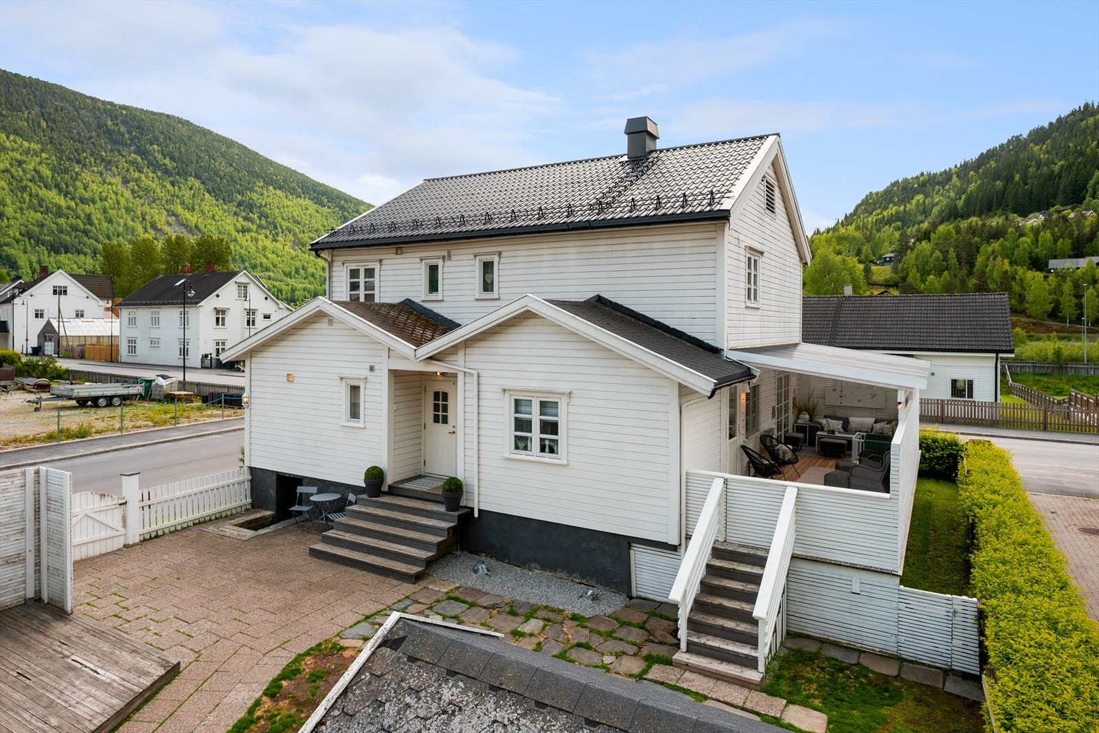 Uteområdene gir flere muligheter. Galleribilde