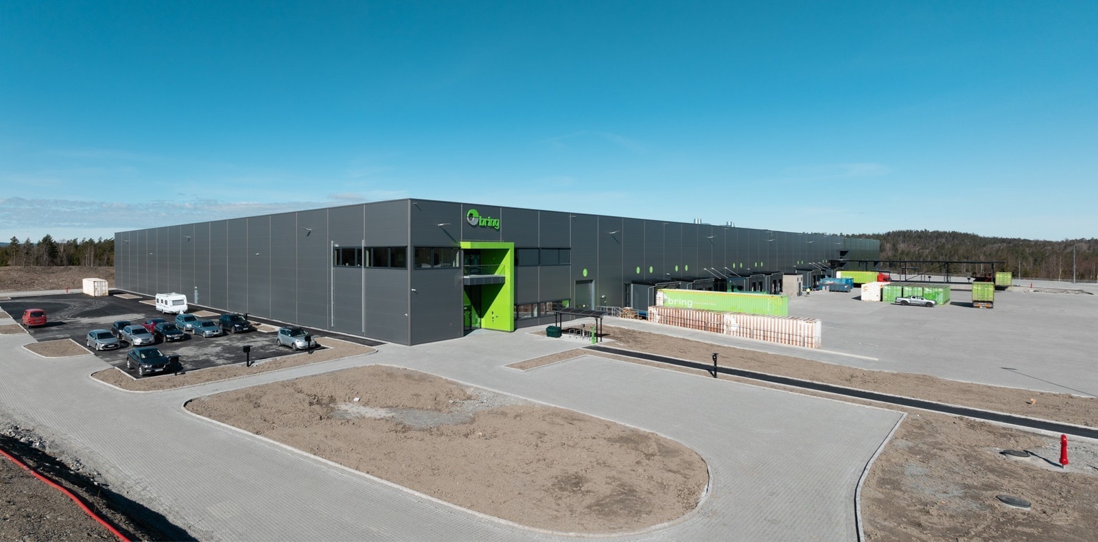 Bilder fra Bring sitt nye anlegg i parken Galleribilde