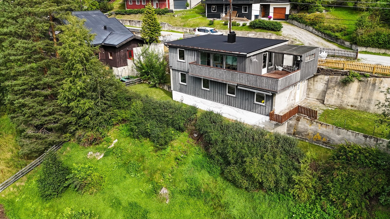 Boligen fra 1968 går over to plan. Galleribilde