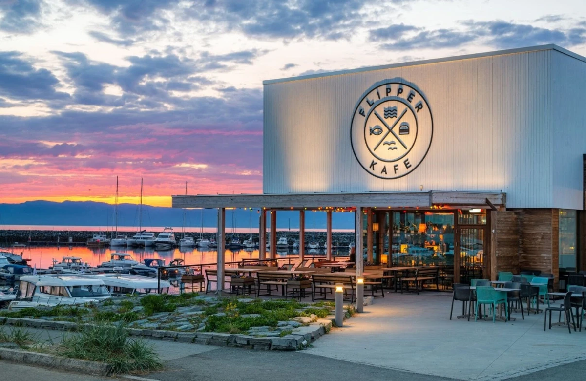 Nært Flipper restaurant på Grilstad Galleribilde