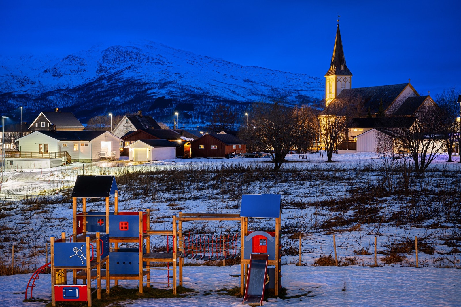 Kort vei til Evenskjer sentrum Galleribilde
