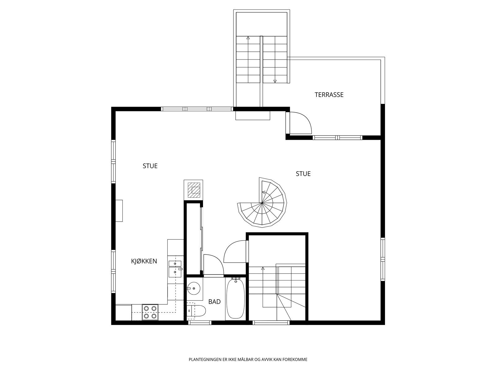 Plantegning 2. etg. Galleribilde