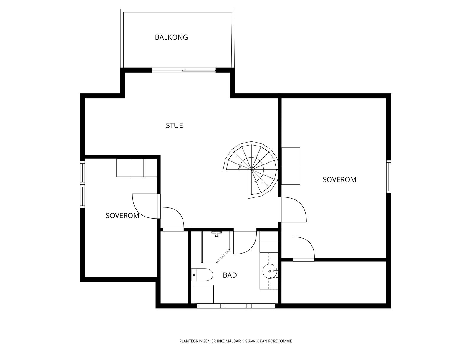 Plantegning 3. etg. / loftsetasje Galleribilde
