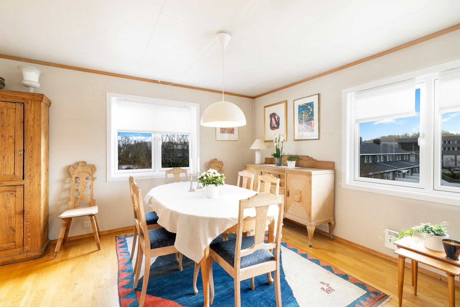 Det er isolert mellom leilighetene Galleribilde