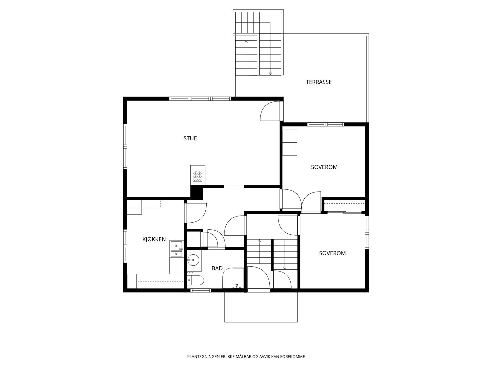 Plantegning 1. etg. Galleribilde