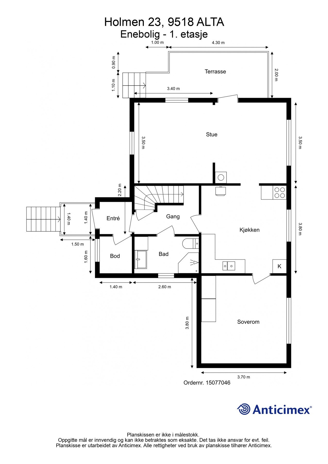 Plantegning 1. etasje. Galleribilde