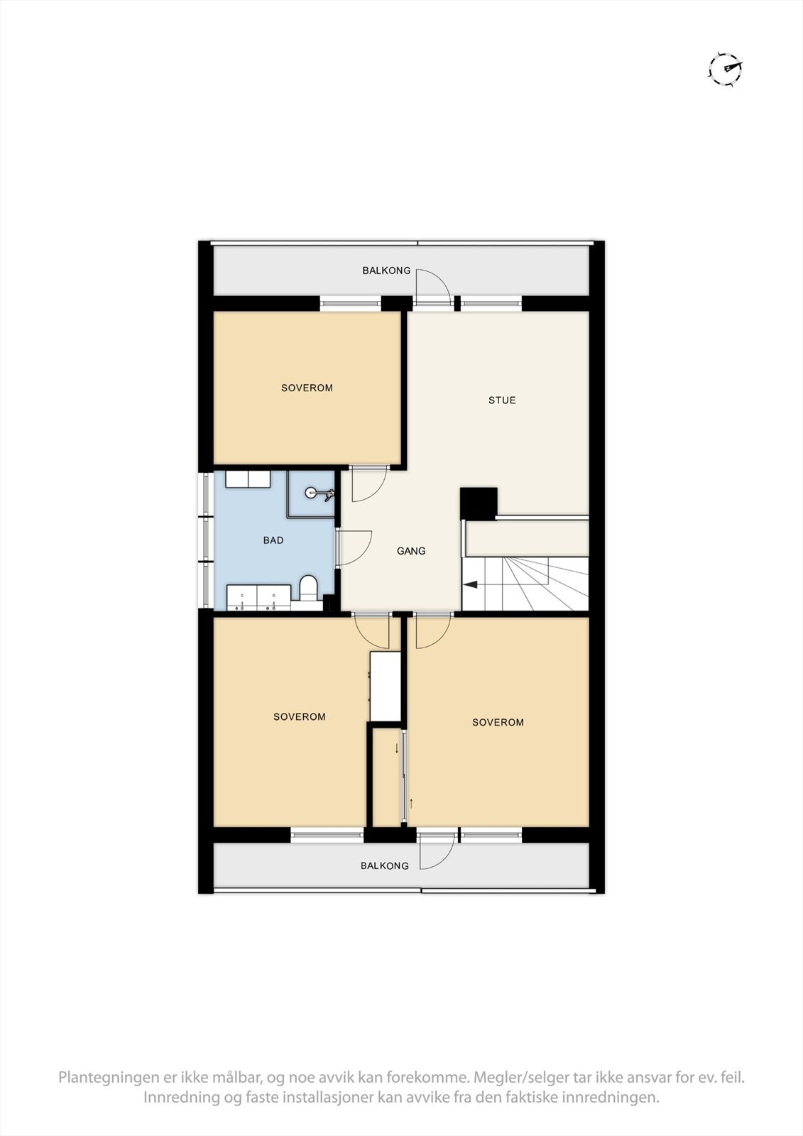 Plantegninger 2. etg. Galleribilde