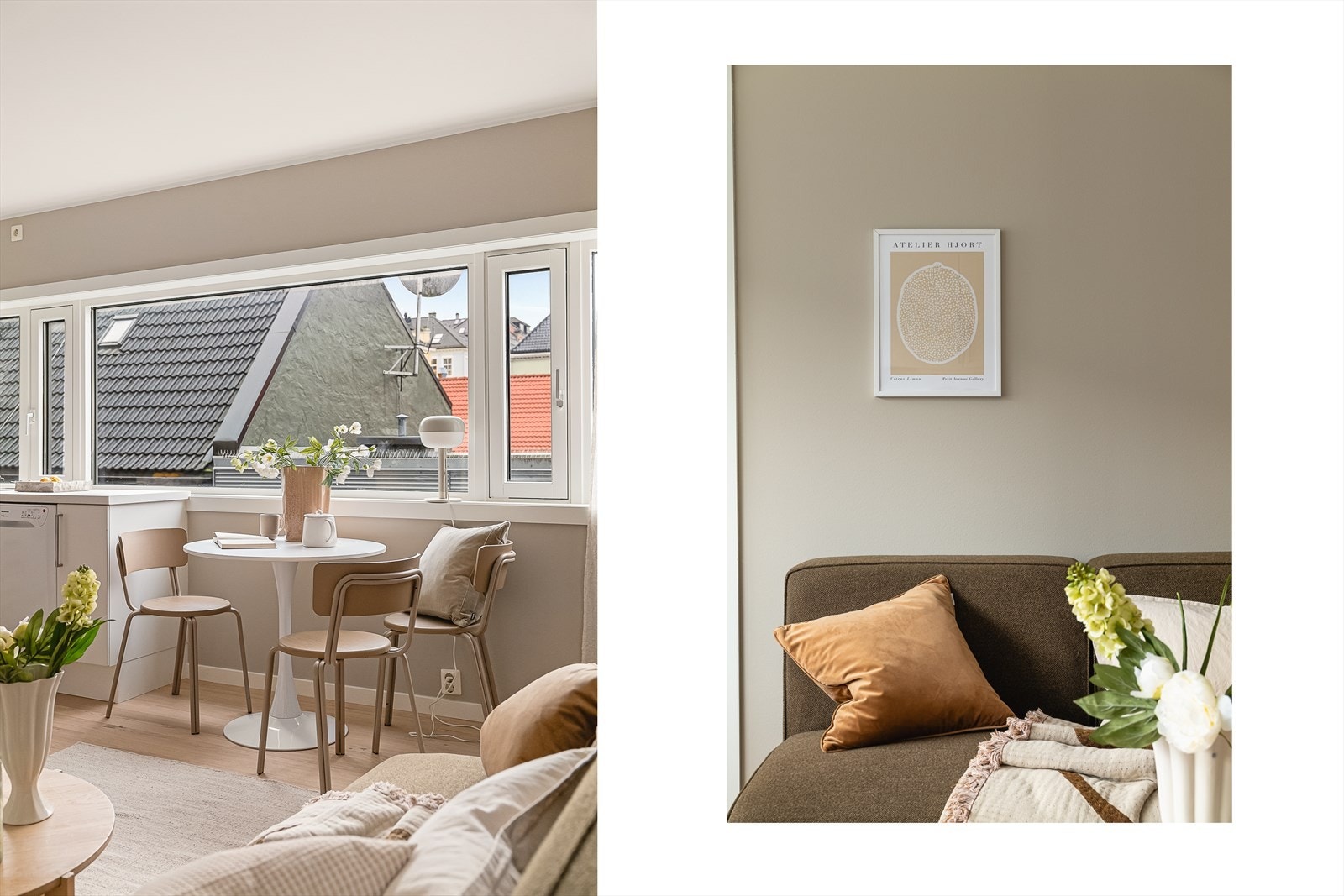 Dette er en moderne og gjennomført leilighet fra 2005 med god planløsning. Galleribilde