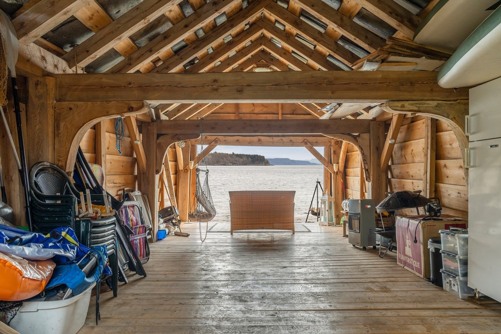 Naustet er iht. reguleringen sett på som verneverdig Galleribilde