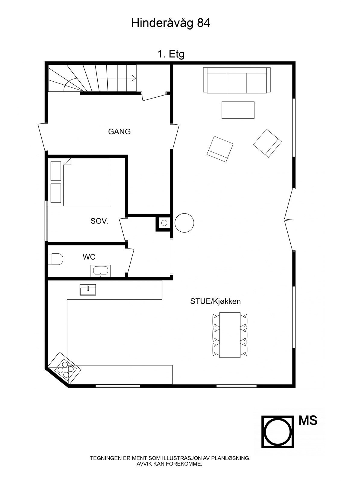 1. etasje Galleribilde