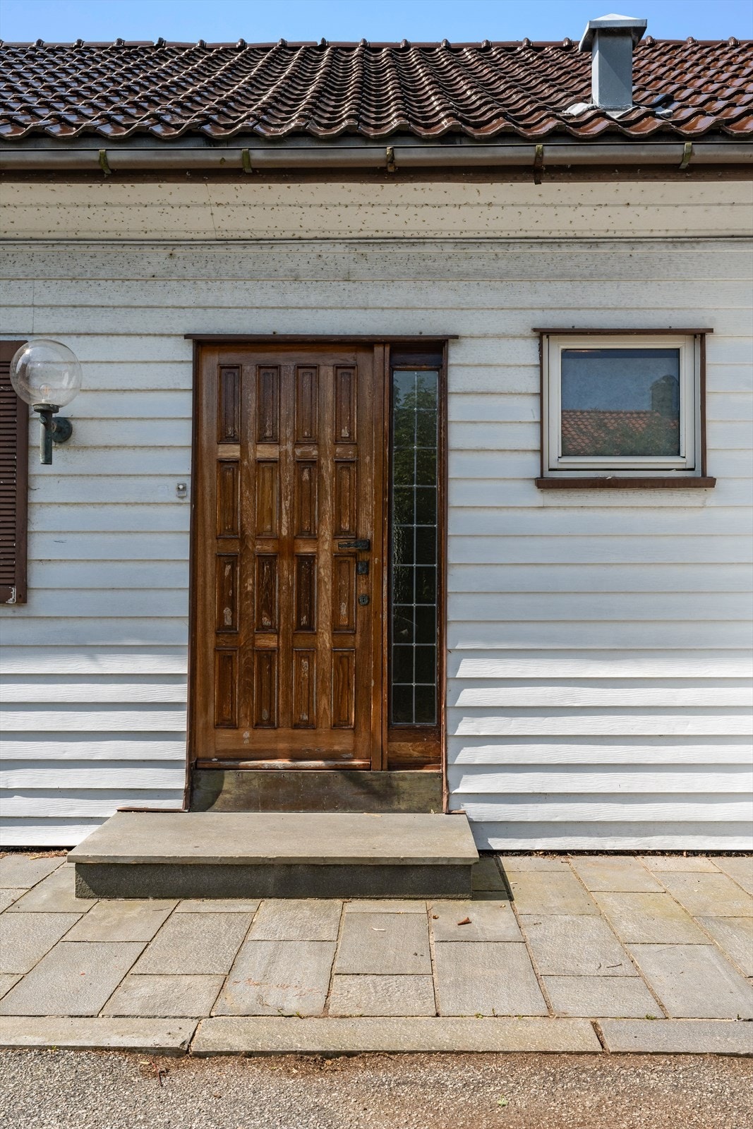 Inngangsparti med skiferheller. Galleribilde