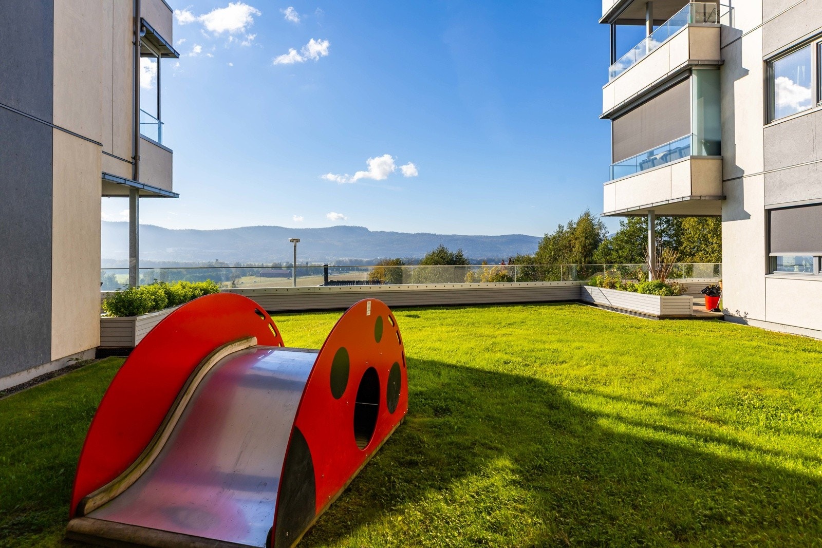 Hyggelige fellesarelaer i sameiet. Galleribilde