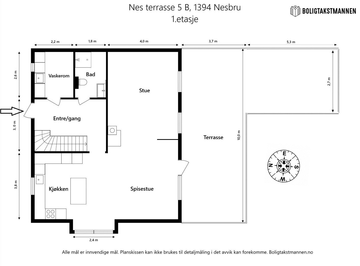 Planløsning 1. etasje. Galleribilde