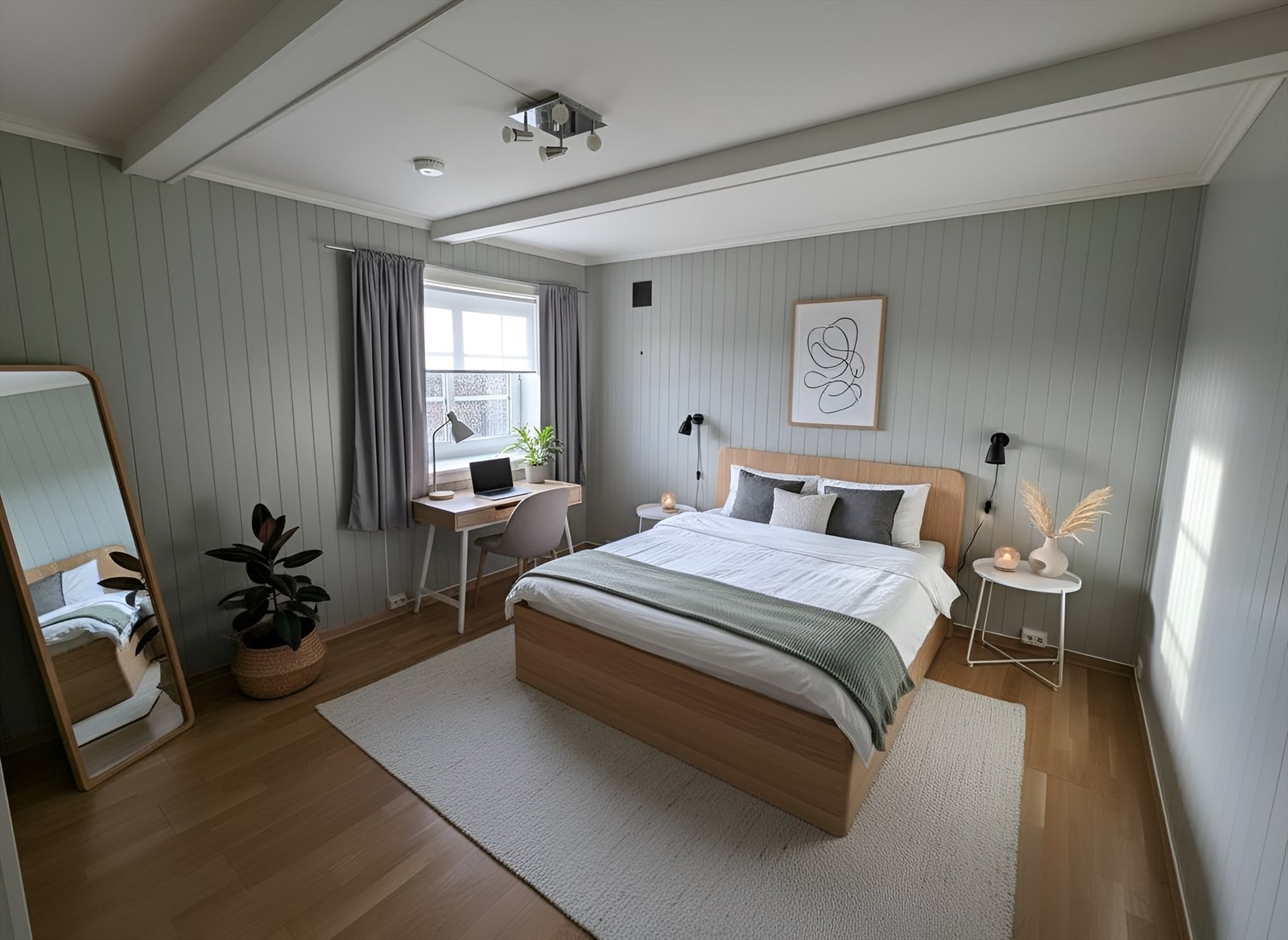 Romslig soverom i underetasjen. Galleribilde