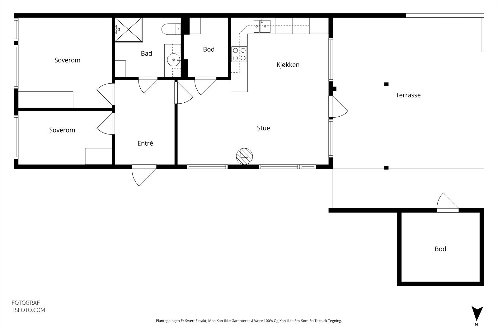 Plantegning Galleribilde
