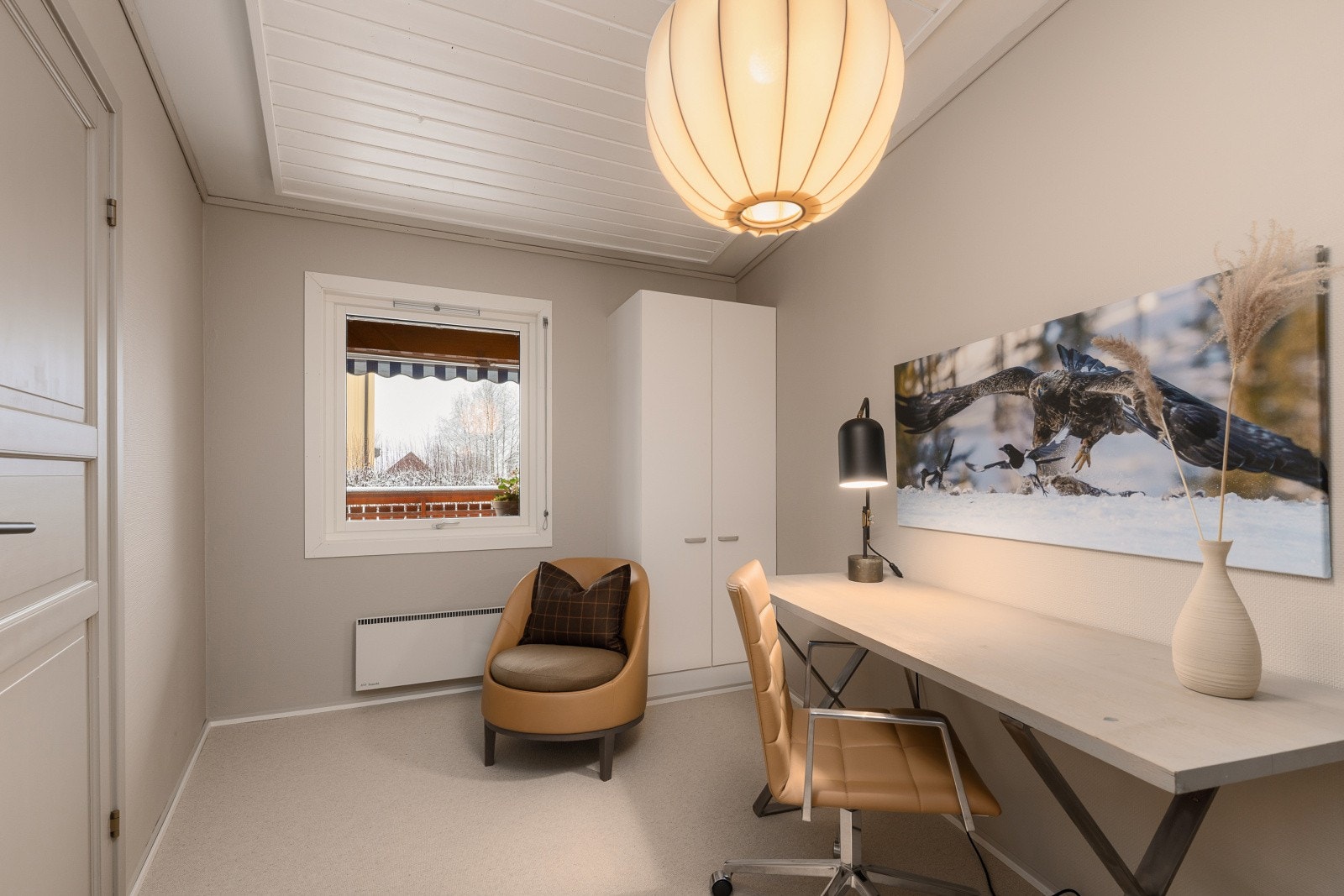 Lyst og praktisk soverom - Perfekt som barnerom, gjesterom eller hjemmekontor. Galleribilde