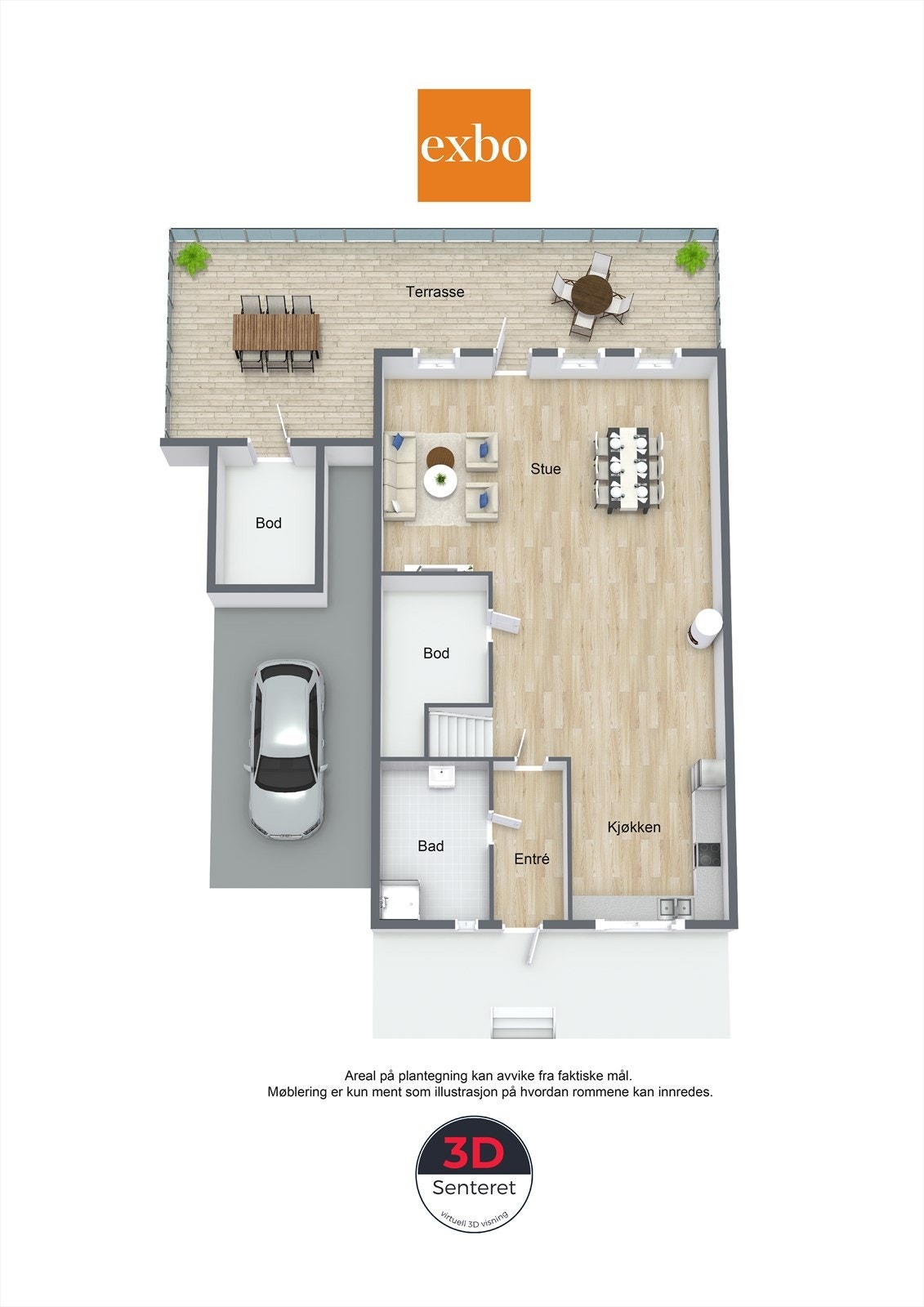 Plantegning 1. etasje. Galleribilde