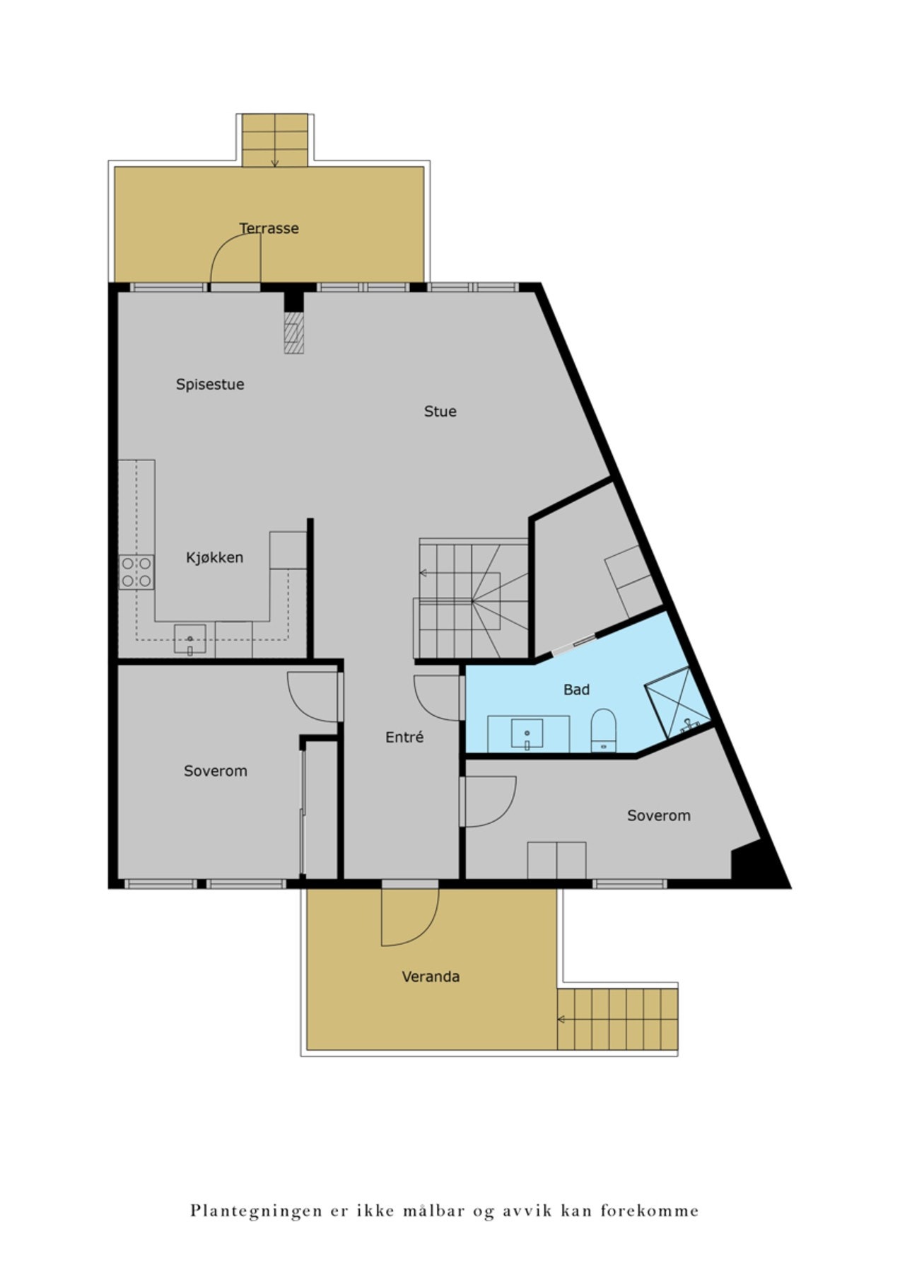 Veiledende plantegning 1. etasje. Galleribilde