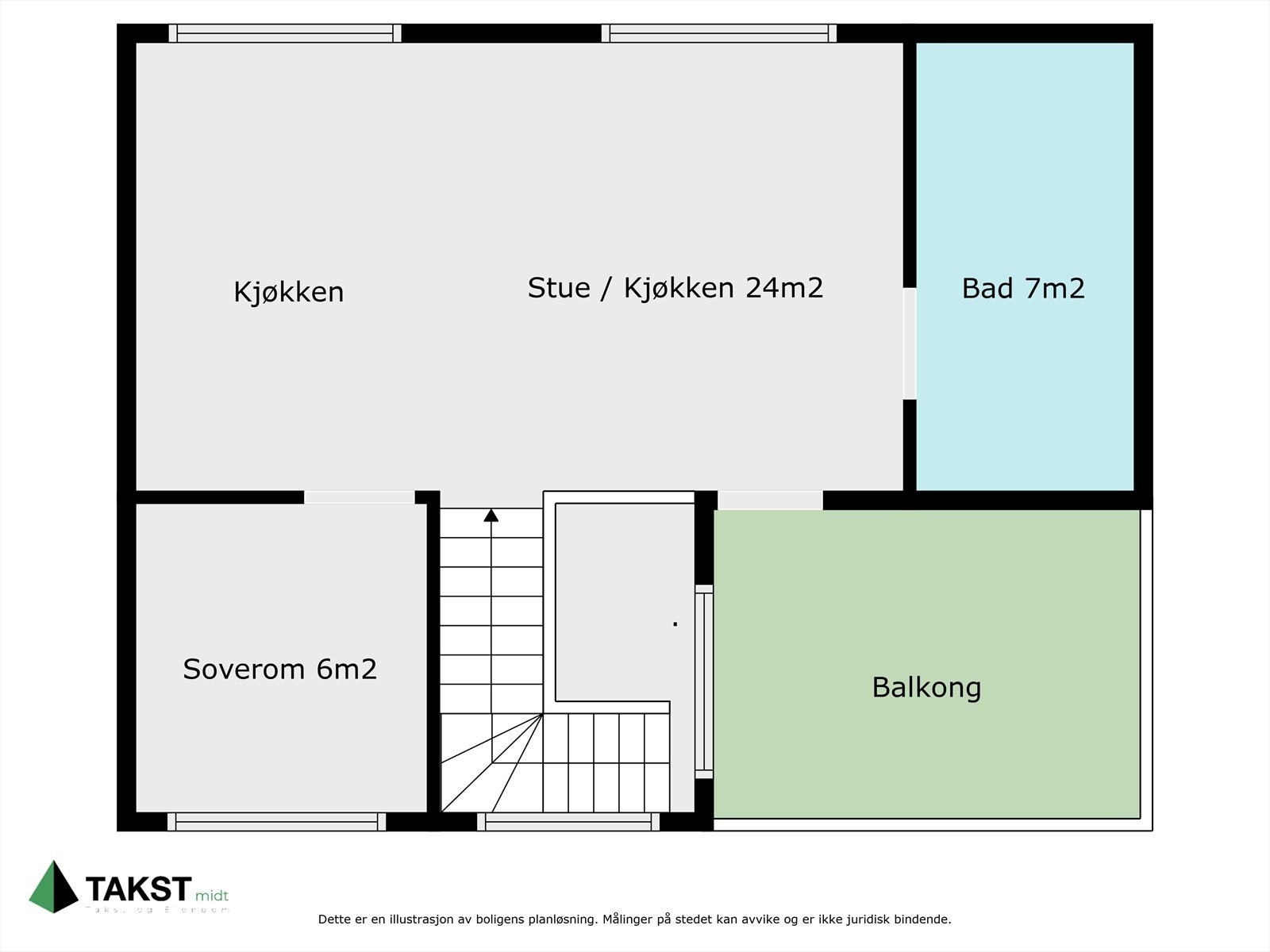 Planskisse 2. etg. Galleribilde