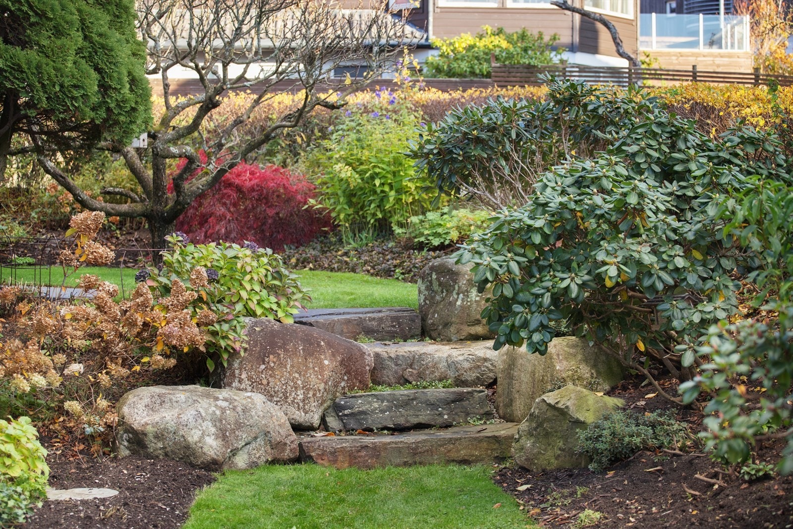 Uteareal er pent opparbeidet Galleribilde