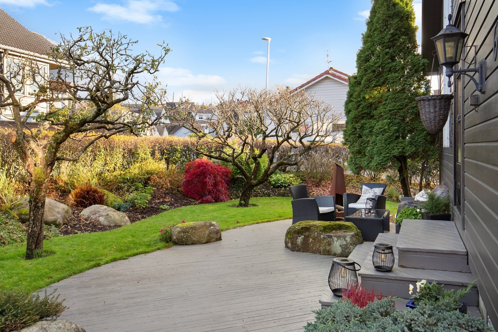 Terrasse og uteareal mot øst Galleribilde