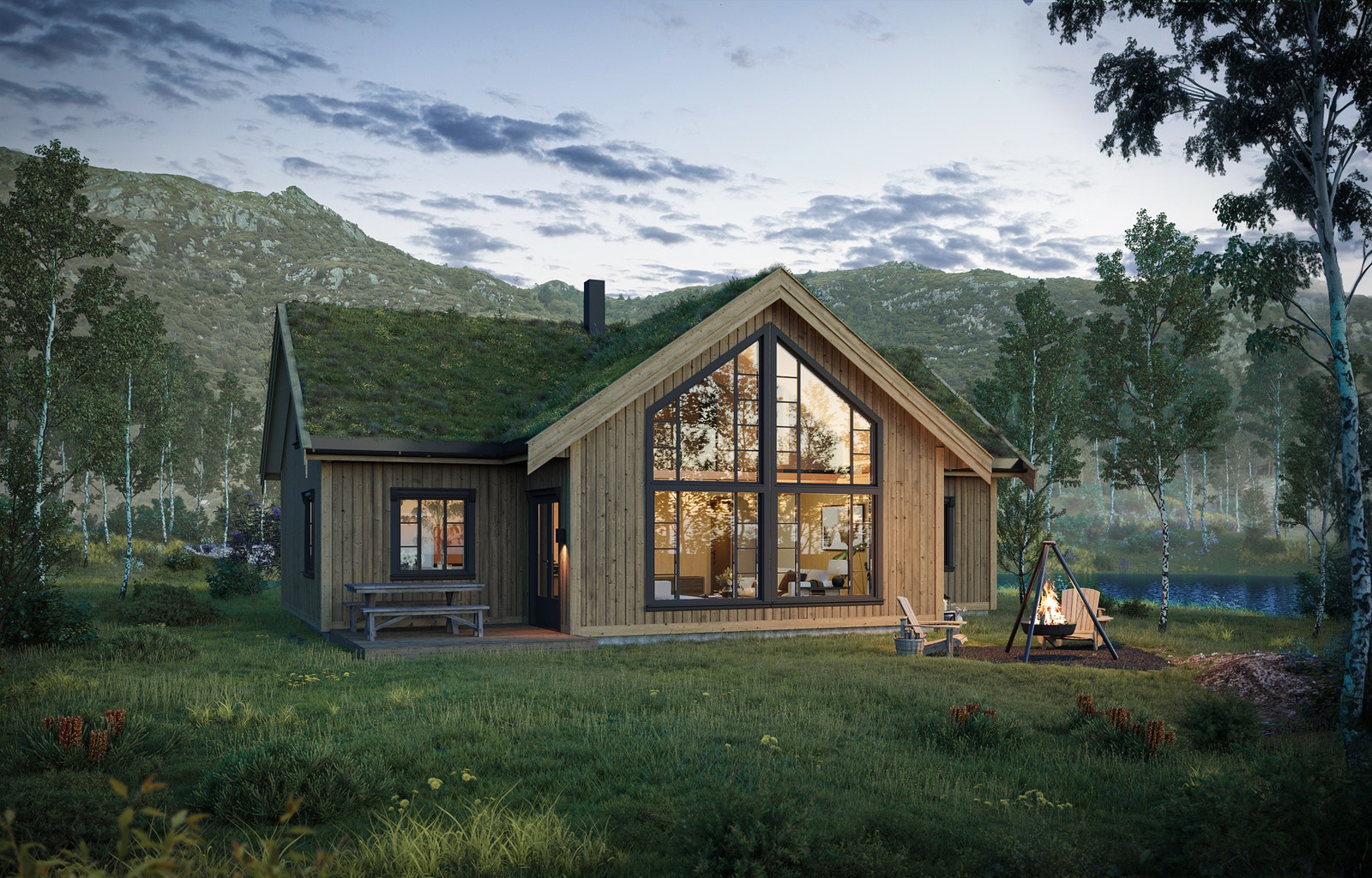 Nystølen - illustrasjon Galleribilde