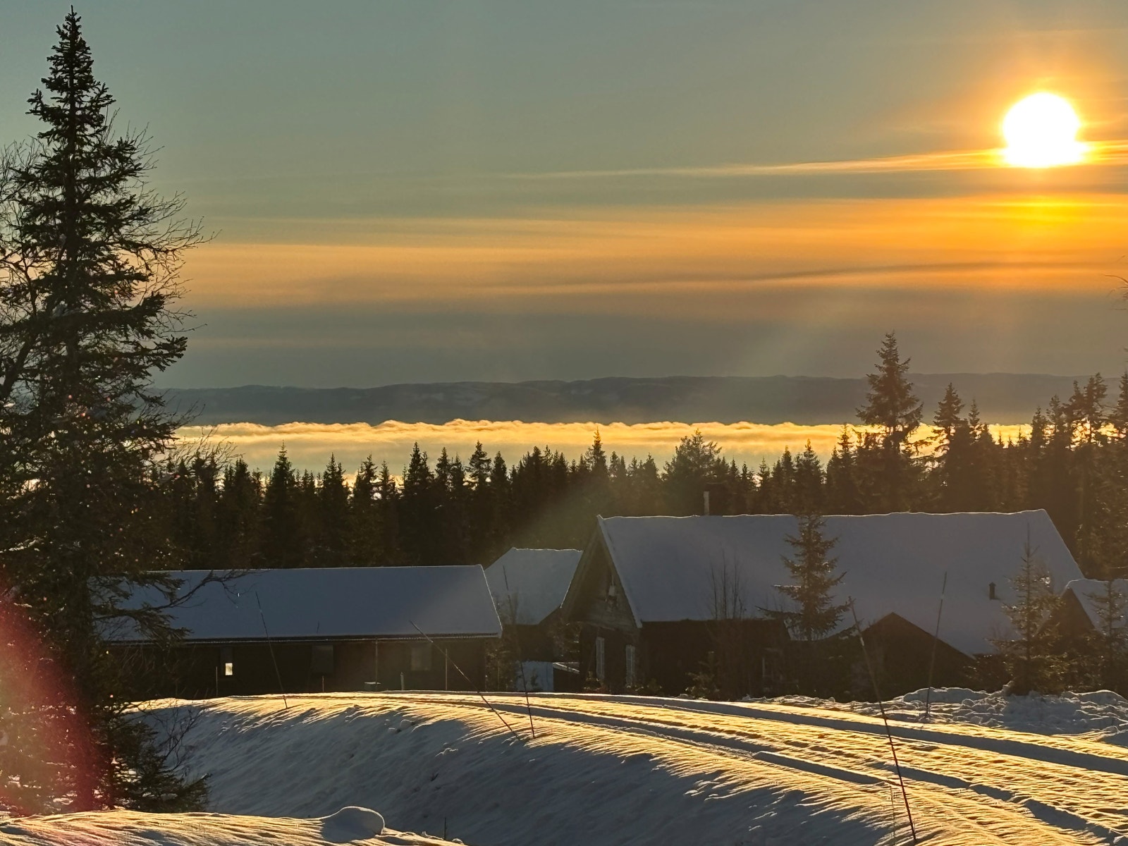 Bilde fra hyttefeltet 09.12.25 Galleribilde