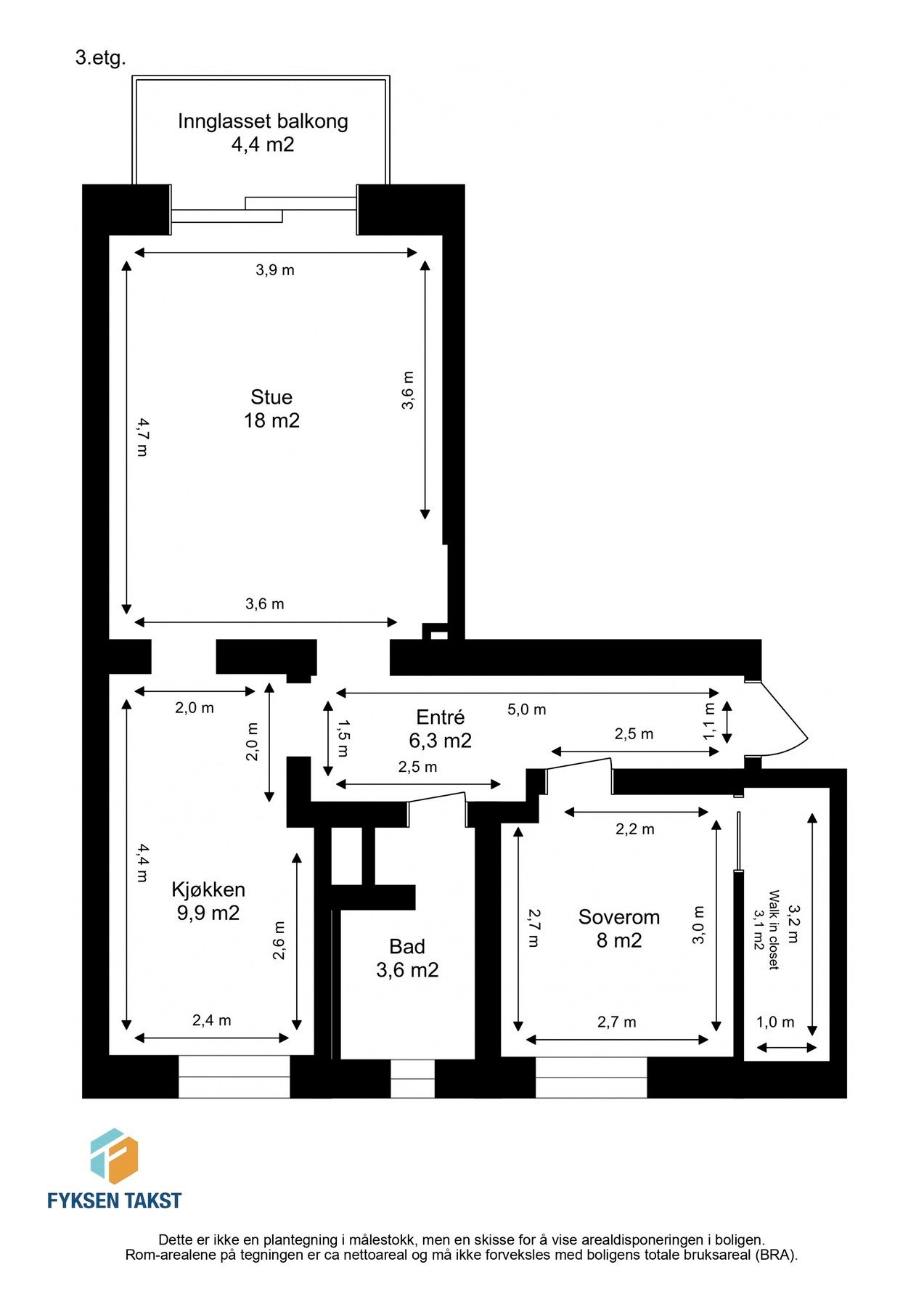 Planskisse. Galleribilde