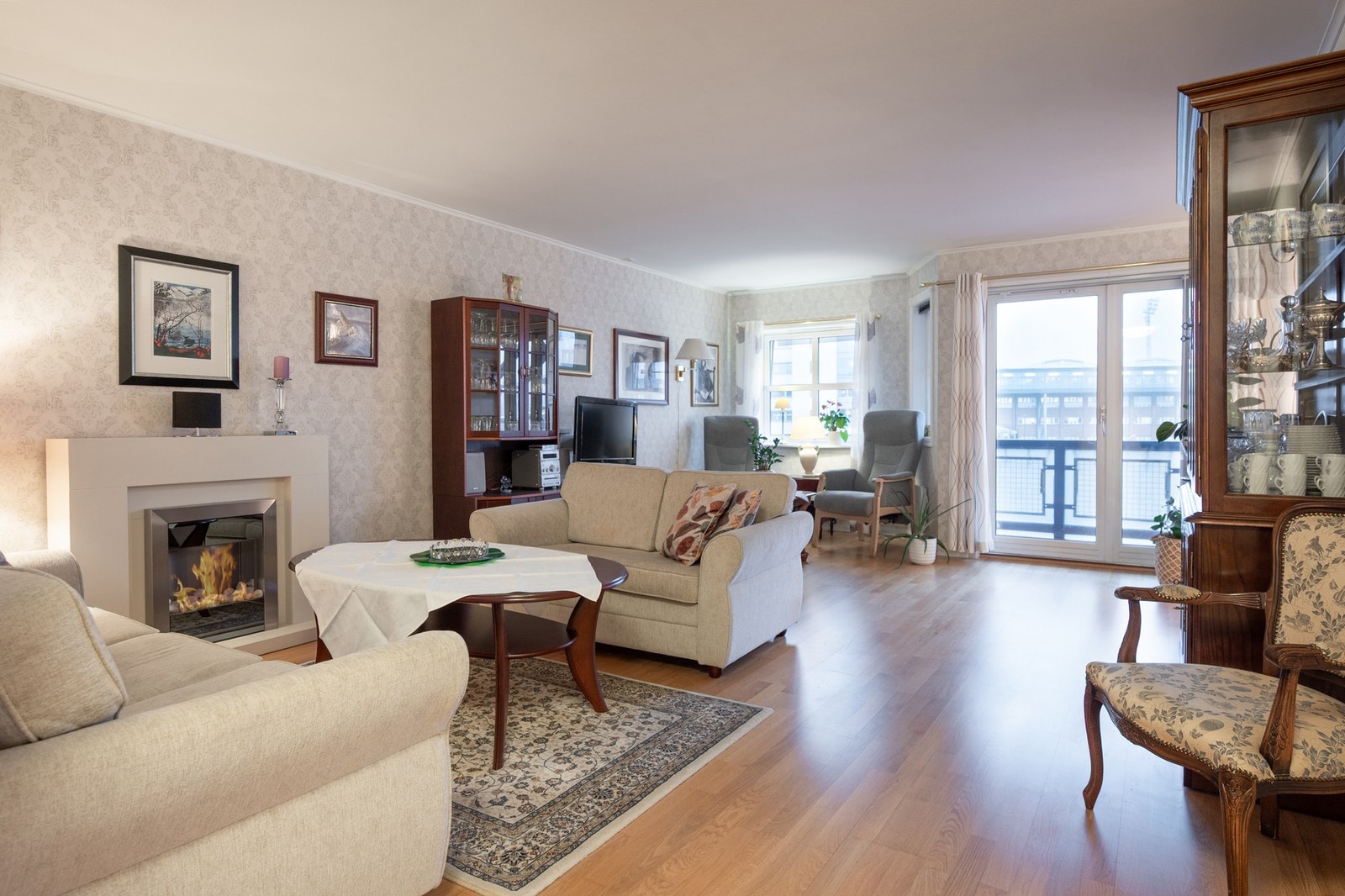 Romslig stue Galleribilde