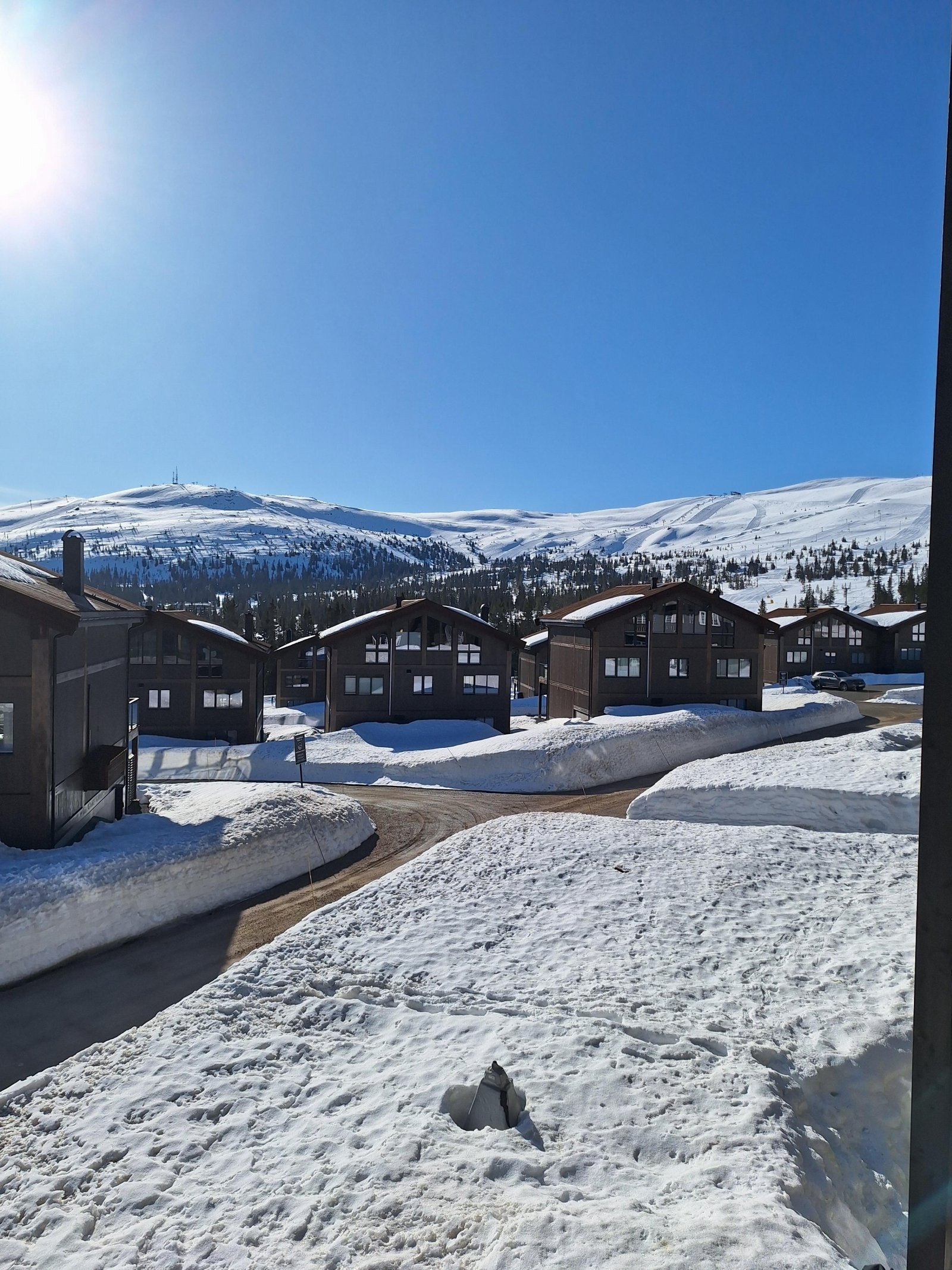 Vinterstemning - bilde tatt fra balkong av eier Galleribilde