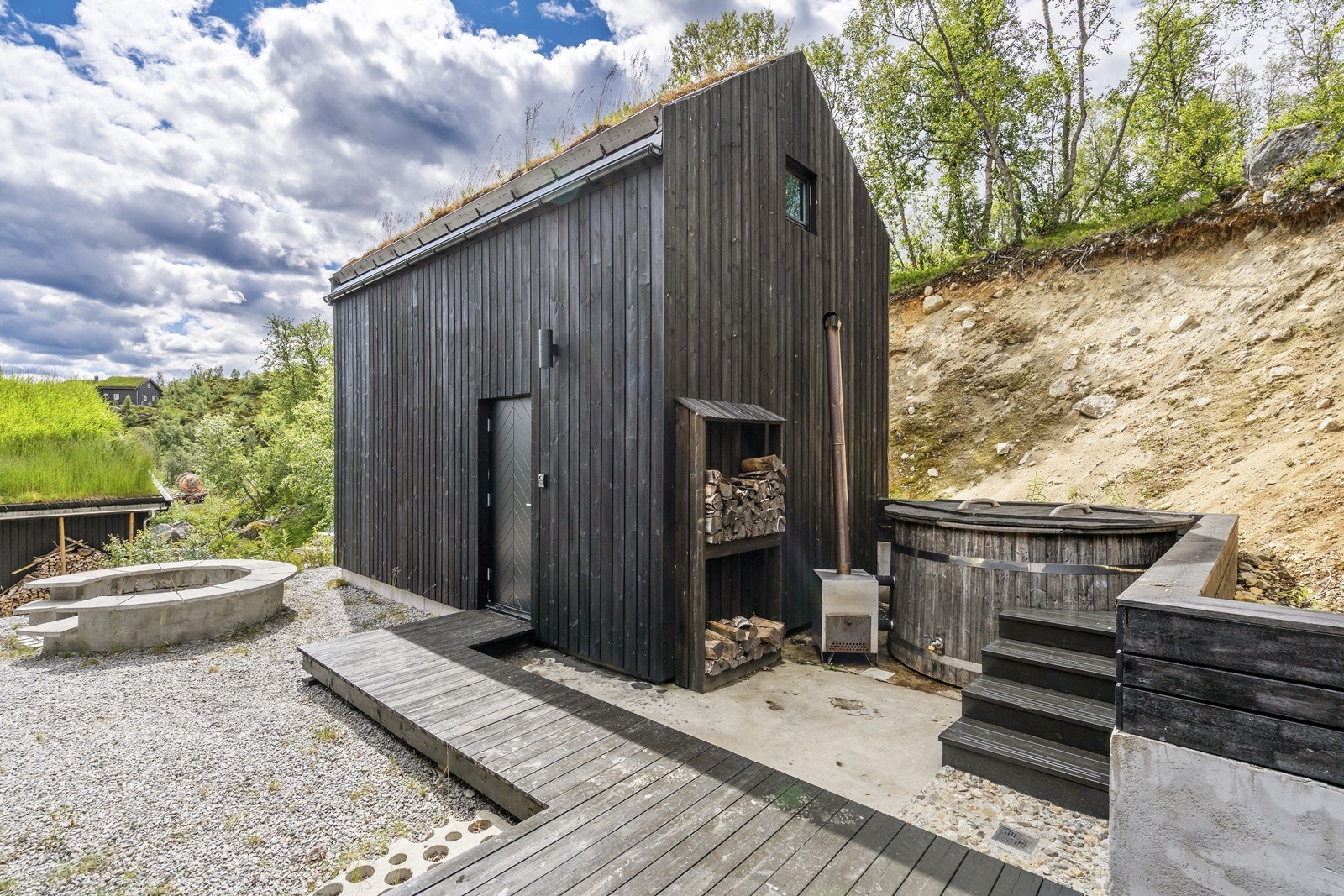 Innholdsrikt anneks som gir rom for ekstra gjester. Galleribilde