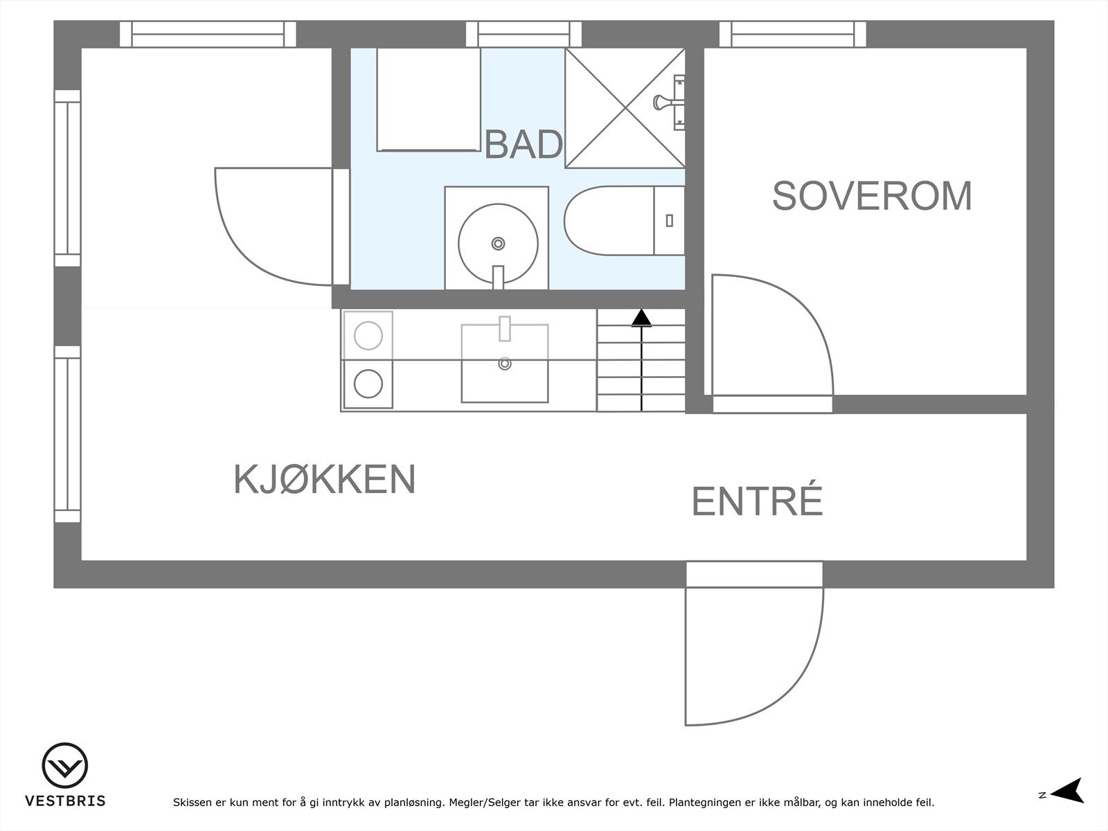 Plantegning 1.etasje anneks Galleribilde